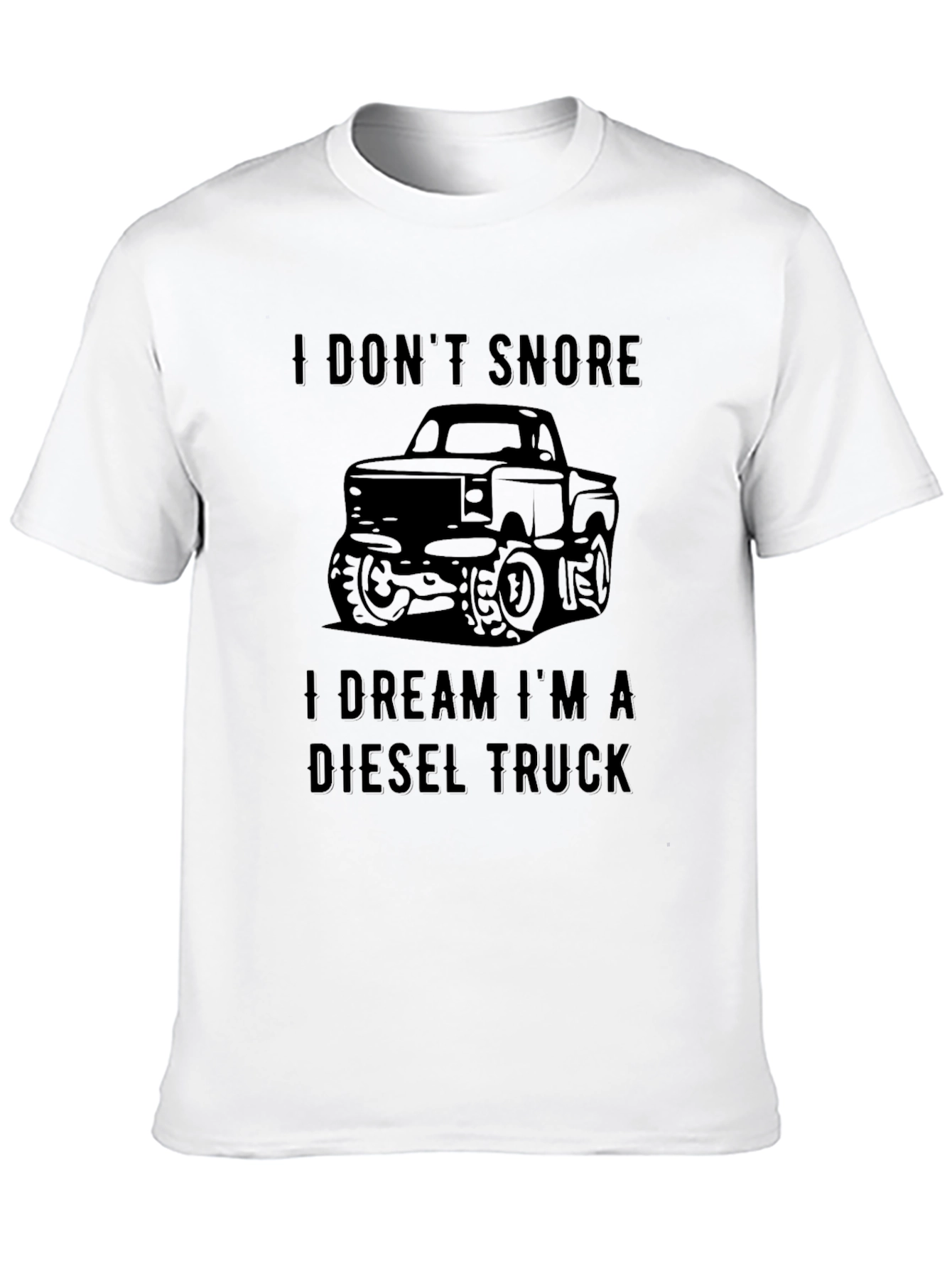 Diesel Truck Dream T-Shirt - Black Crew Neck