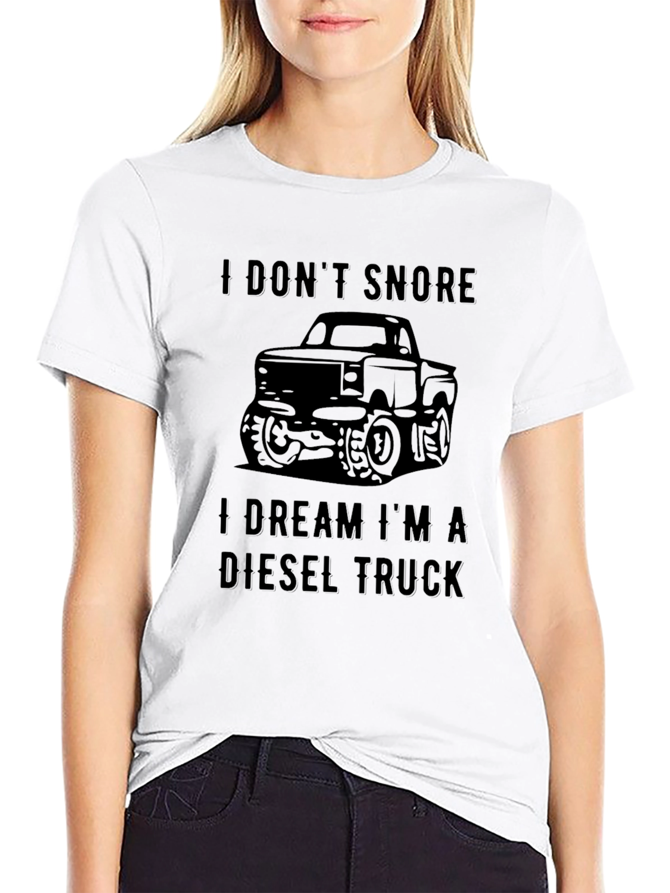 Diesel Truck Dream T-Shirt - Black Crew Neck