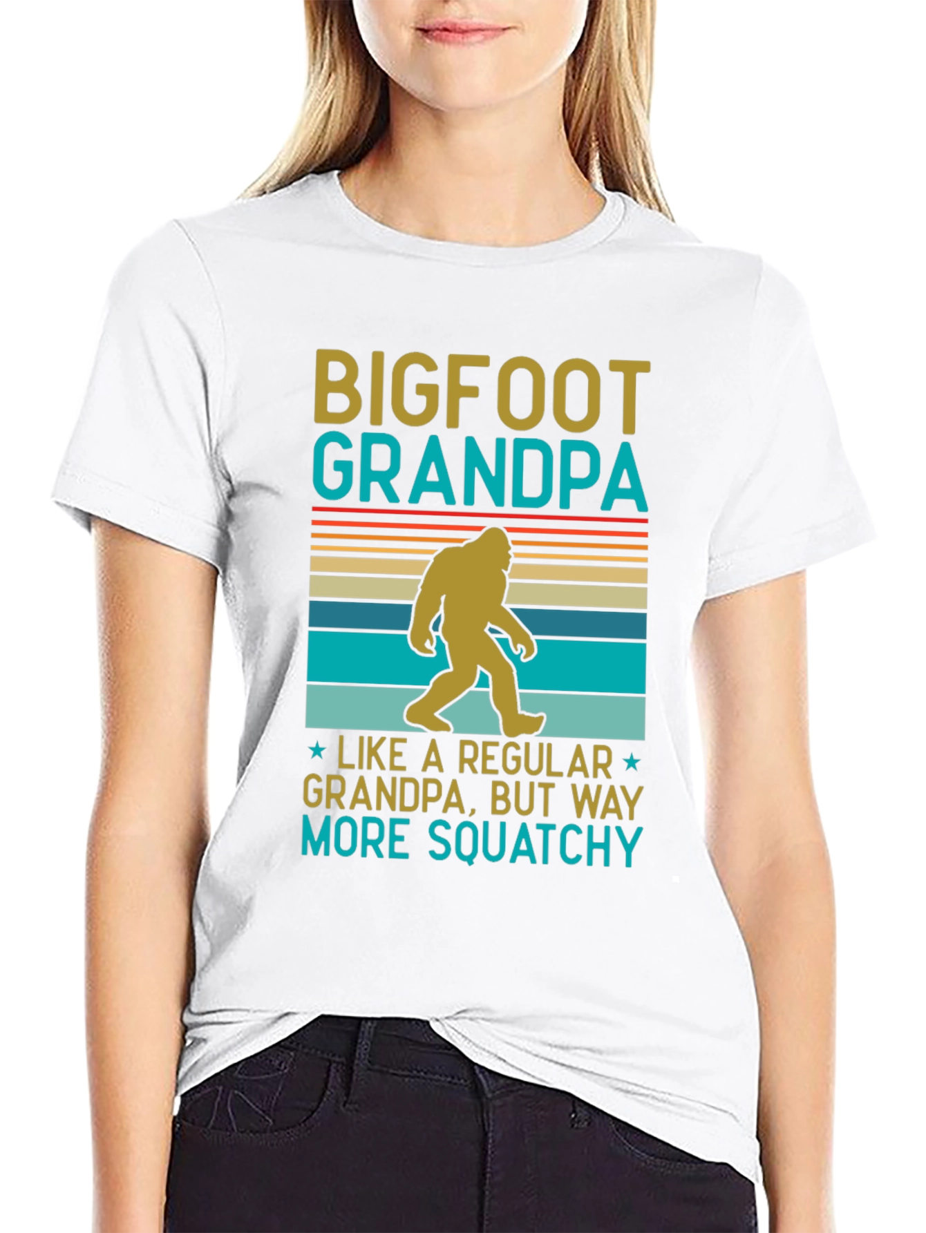 Bigfoot Grandpa T-Shirt: Way More Squatchy!