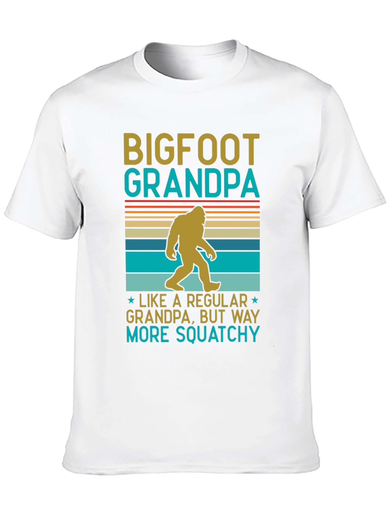 Bigfoot Grandpa T-Shirt: Way More Squatchy!