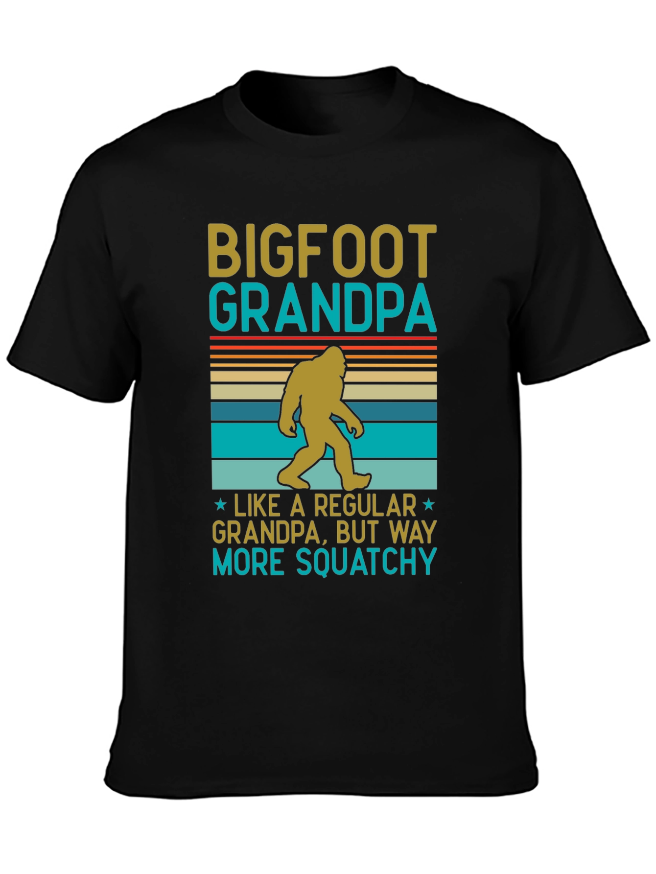 Bigfoot Grandpa T-Shirt: Way More Squatchy!