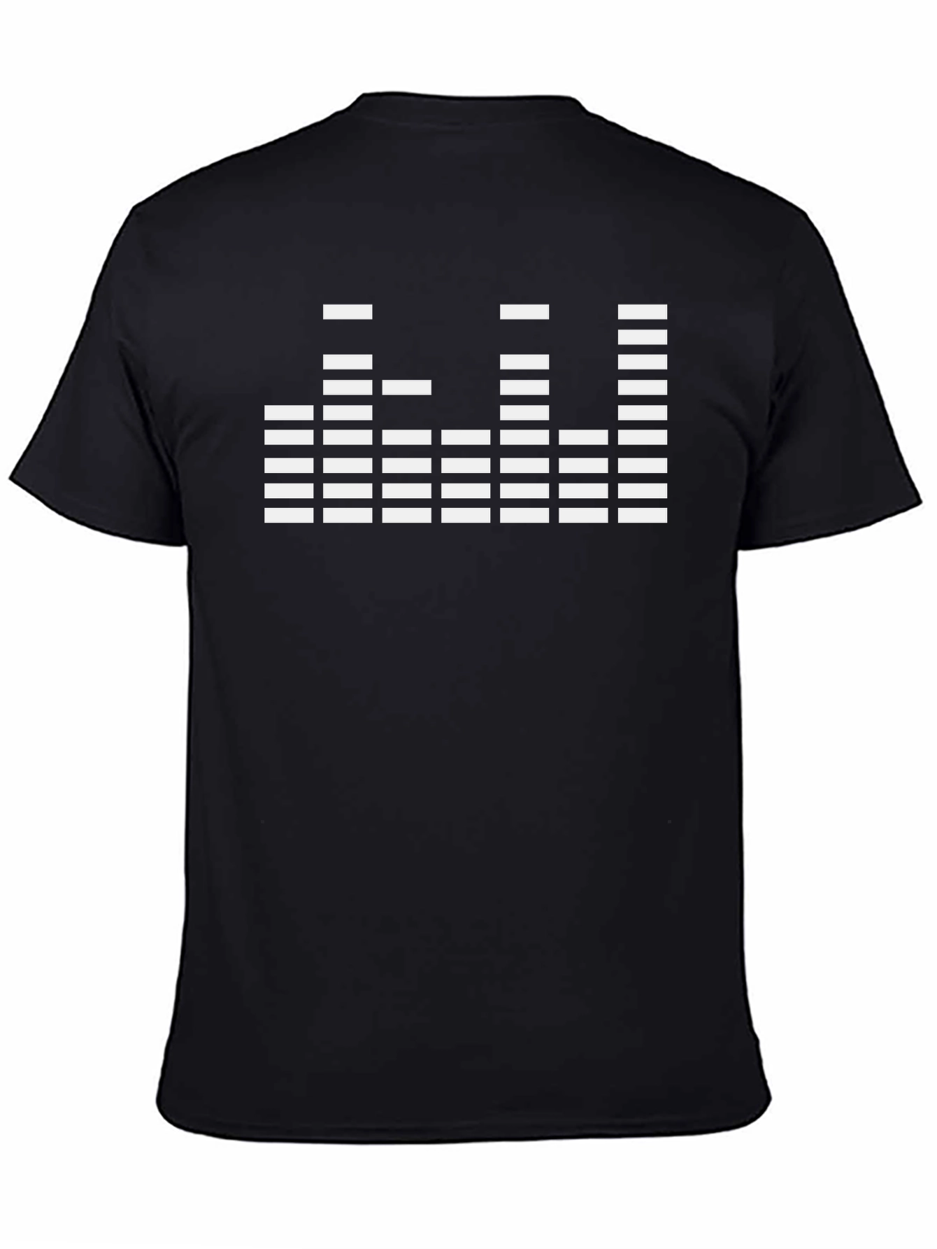 EQ Graphic Mens Black T-Shirt - Music Lover Tee