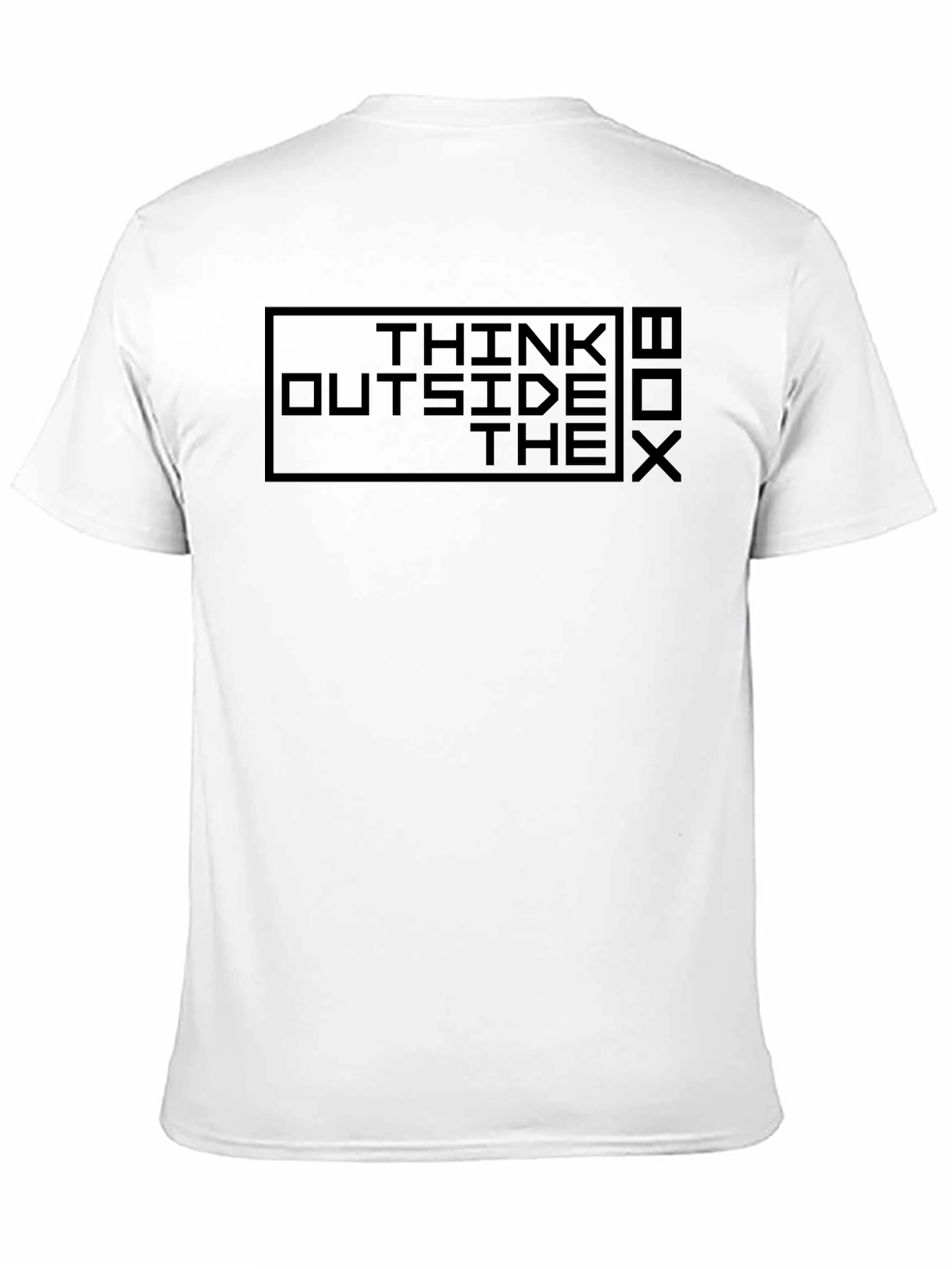 Think Outside The Box T-Shirt - Black Graphic Tee