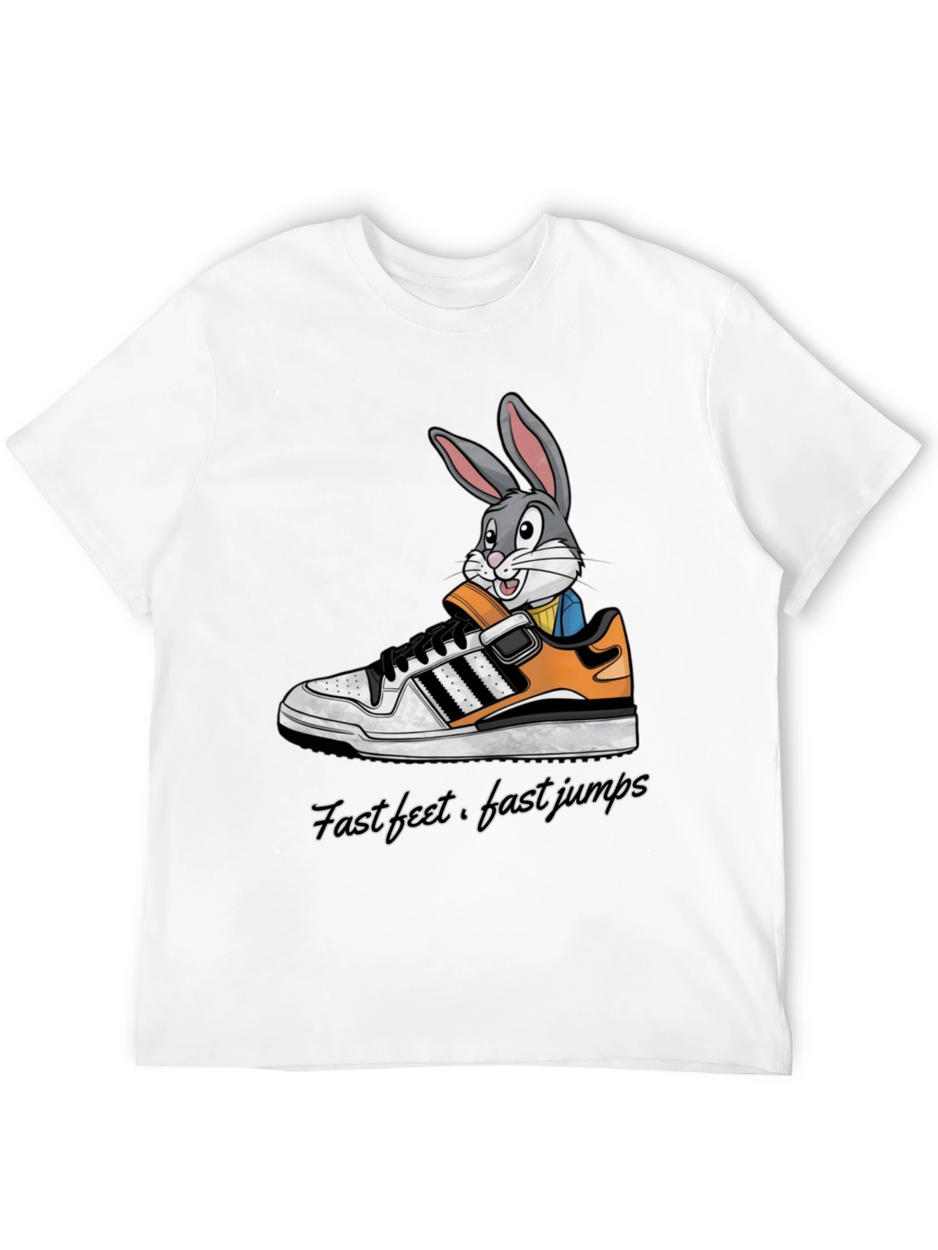 Rabbit in Shoe Graphic Tee - Fast Feet