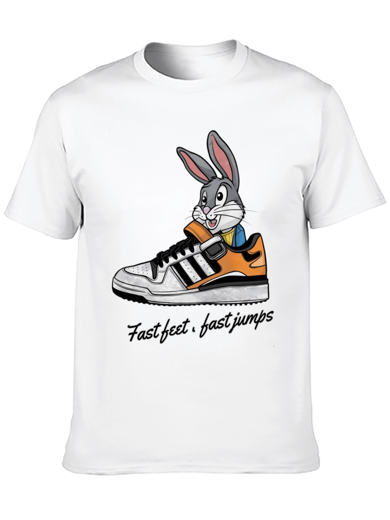 Rabbit in Shoe Graphic Tee - Fast Feet