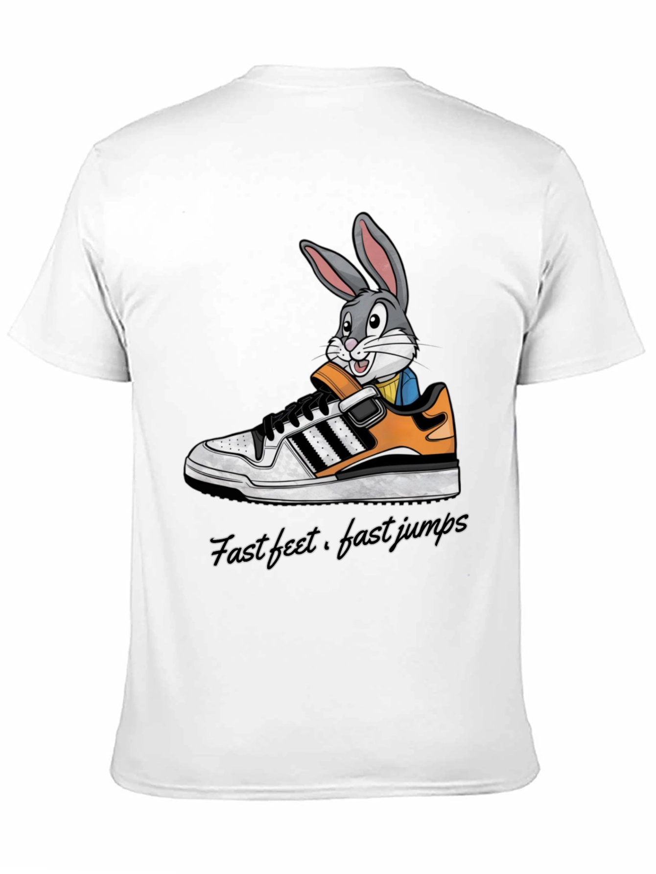 Rabbit in Shoe Graphic Tee - Fast Feet