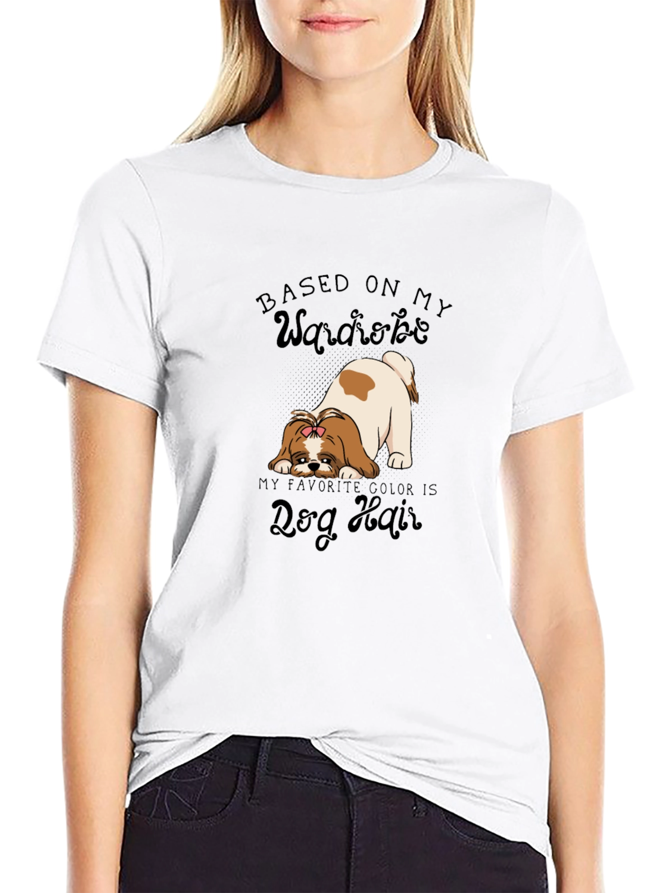 Dog Hair Wardrobe T-Shirt - Cute Pet Lover Tee