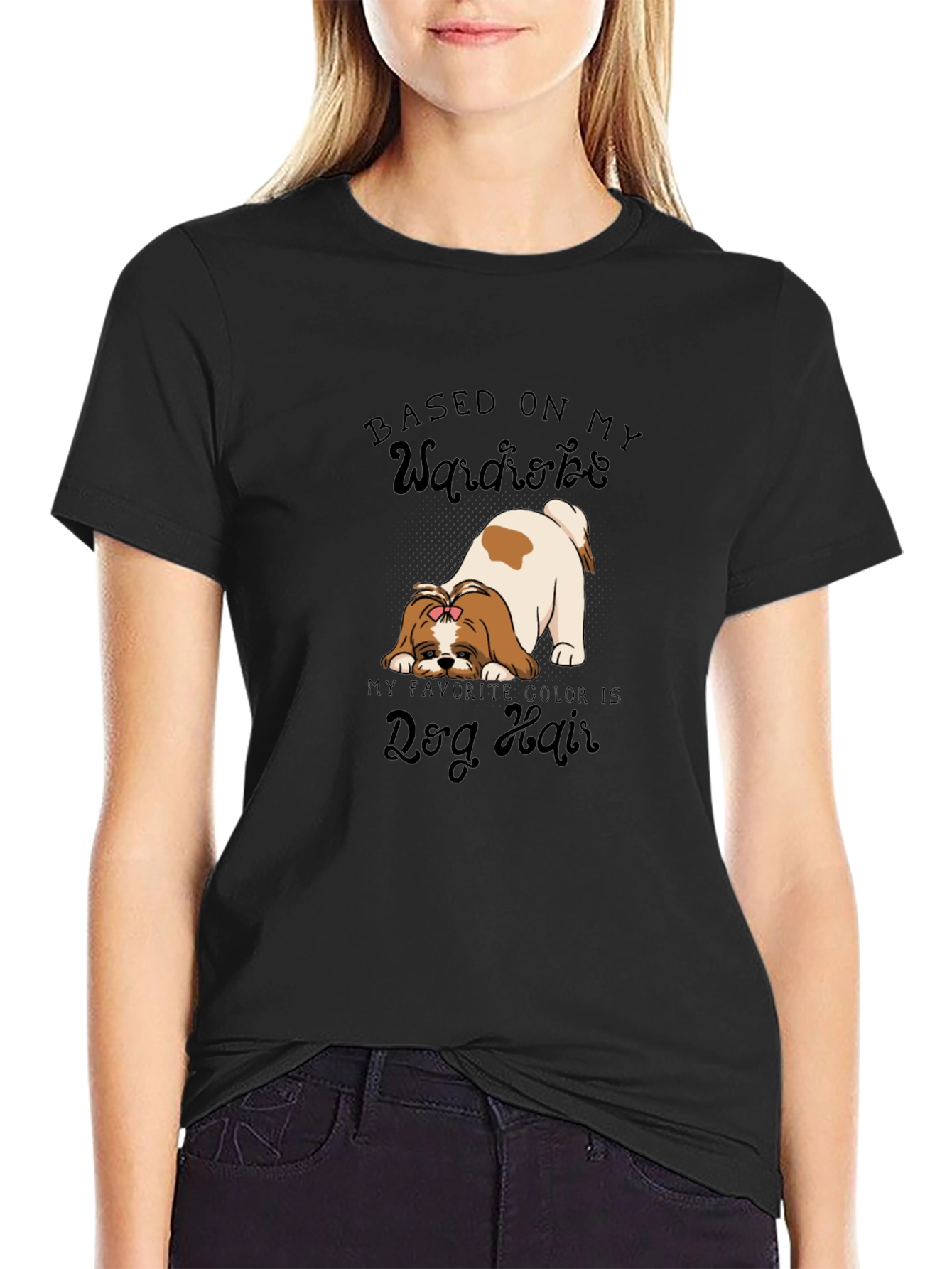 Dog Hair Wardrobe T-Shirt - Cute Pet Lover Tee