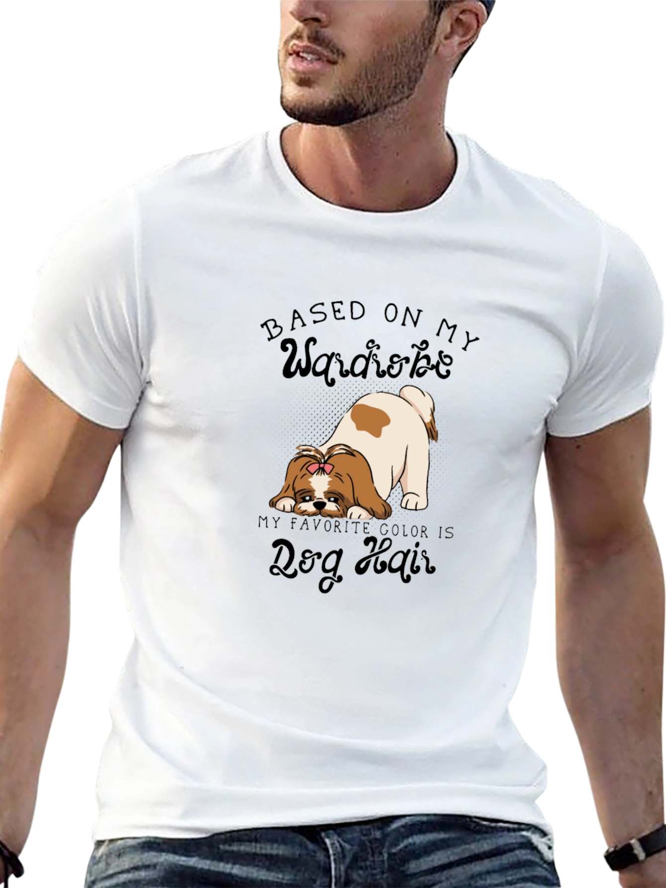Dog Hair Wardrobe T-Shirt - Cute Pet Lover Tee