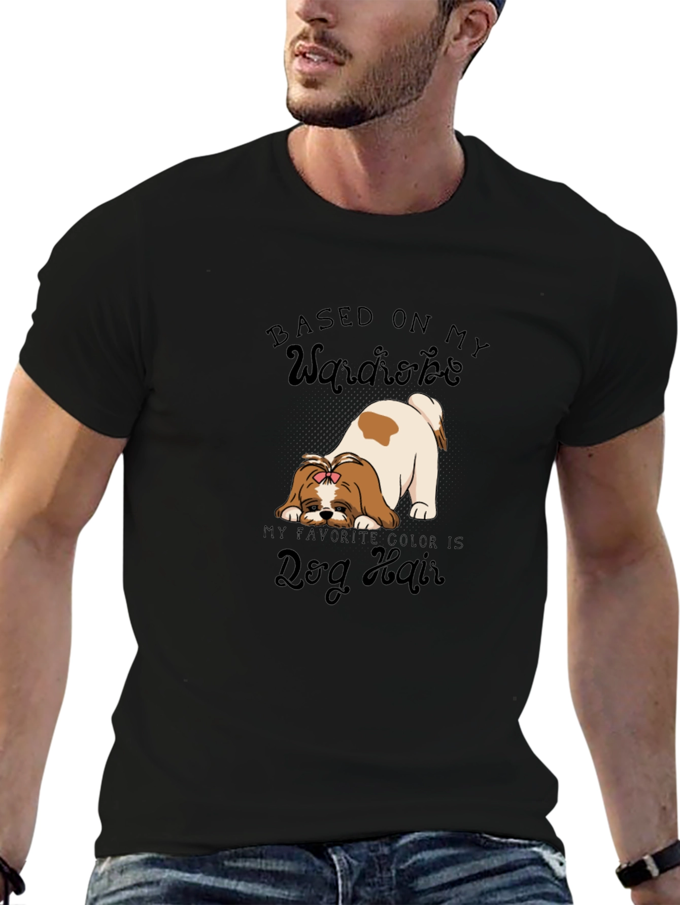 Dog Hair Wardrobe T-Shirt - Cute Pet Lover Tee