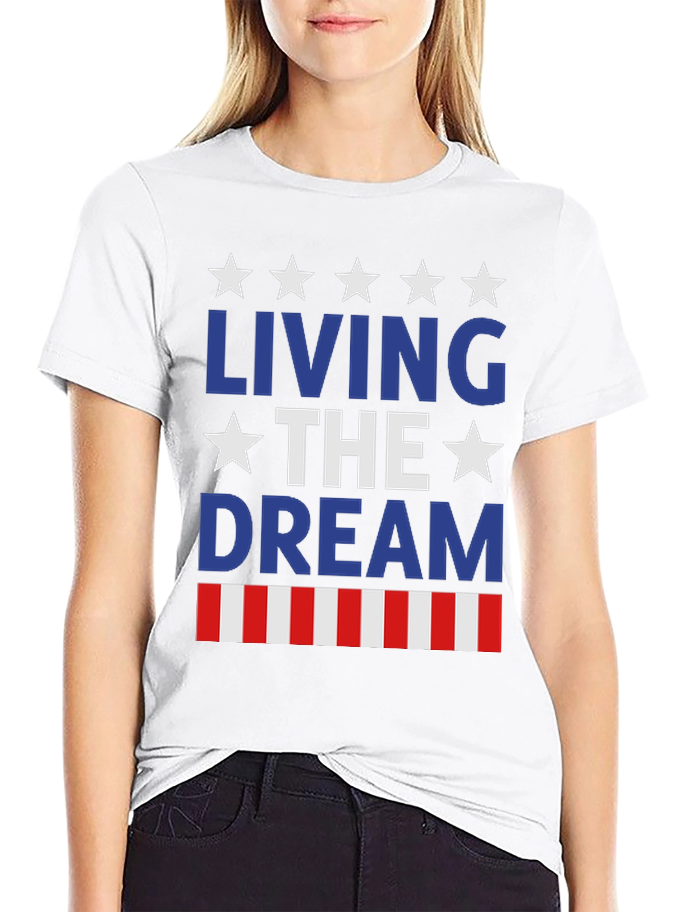 Living the Dream Patriotic T-Shirt