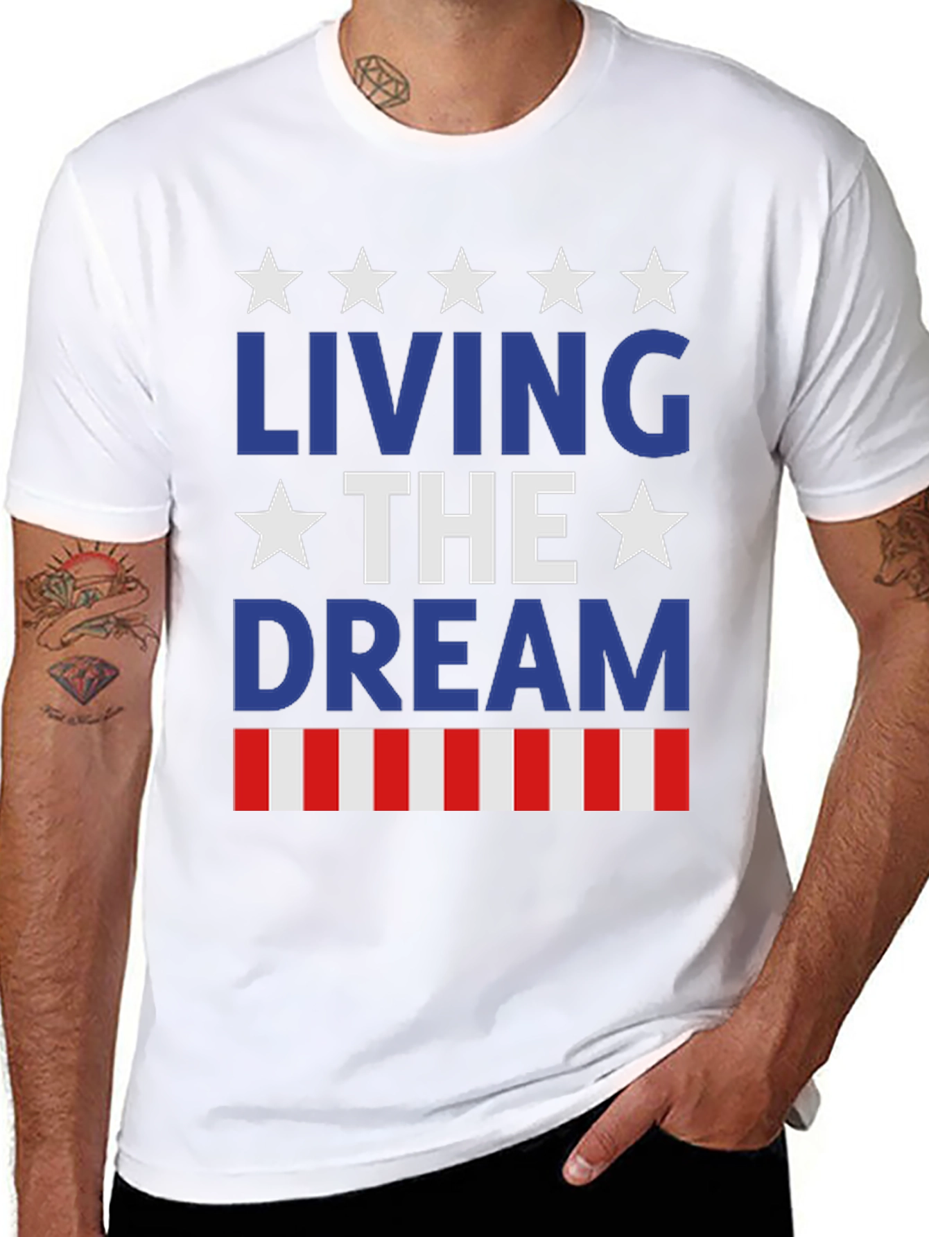 Living the Dream Patriotic T-Shirt