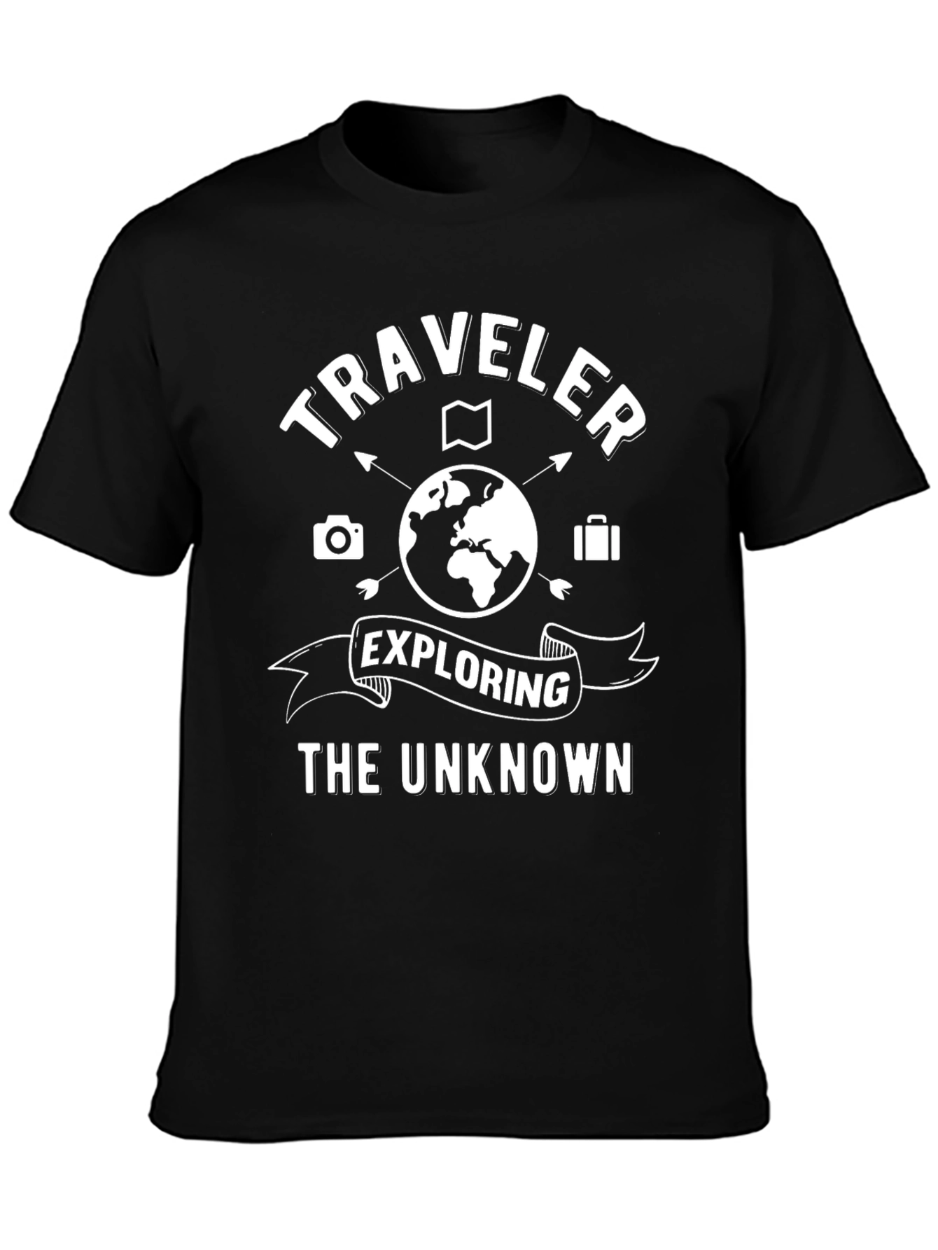 Traveler Exploring the Unknown Graphic T-Shirt