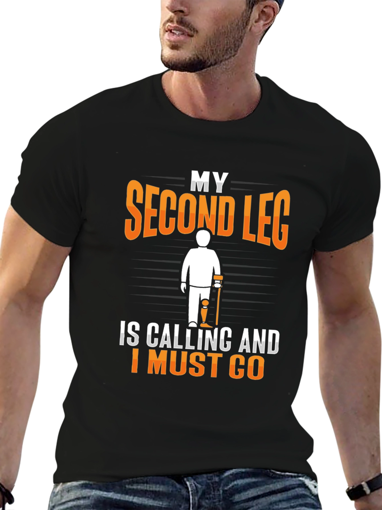 My Second Leg Funny Amputee T-Shirt