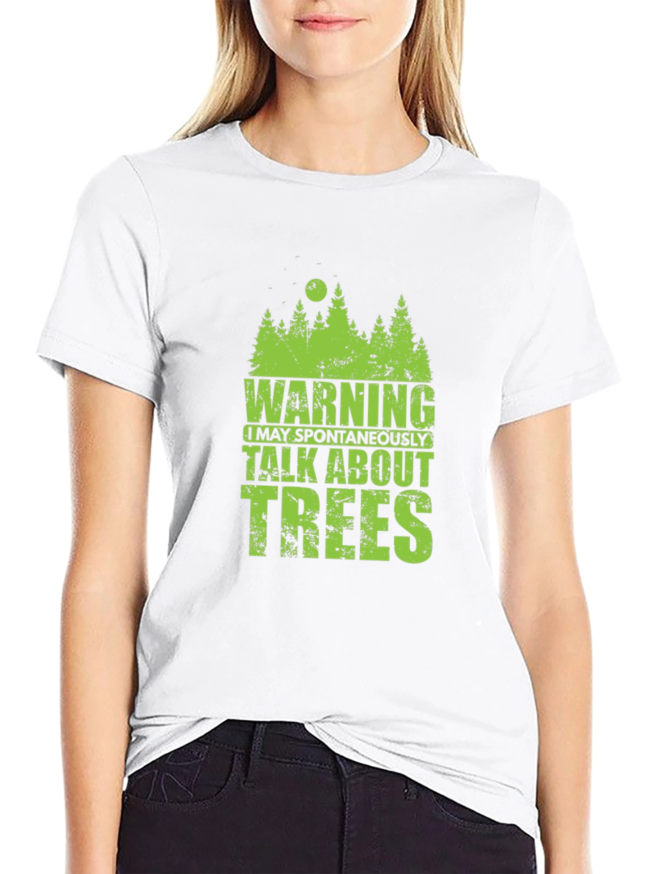 Warning May Spontaneously Talk About Trees T-Shirt