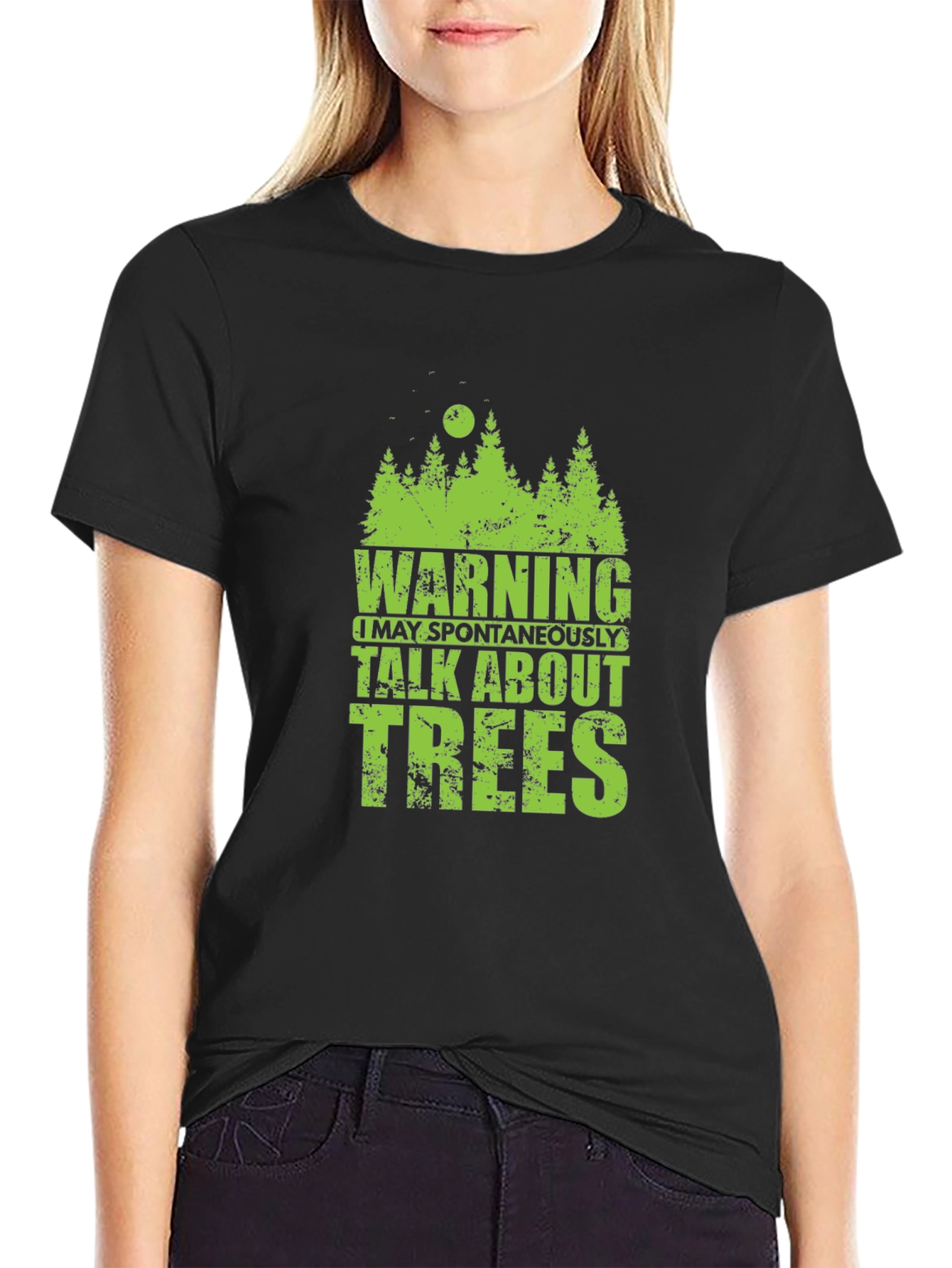 Warning May Spontaneously Talk About Trees T-Shirt