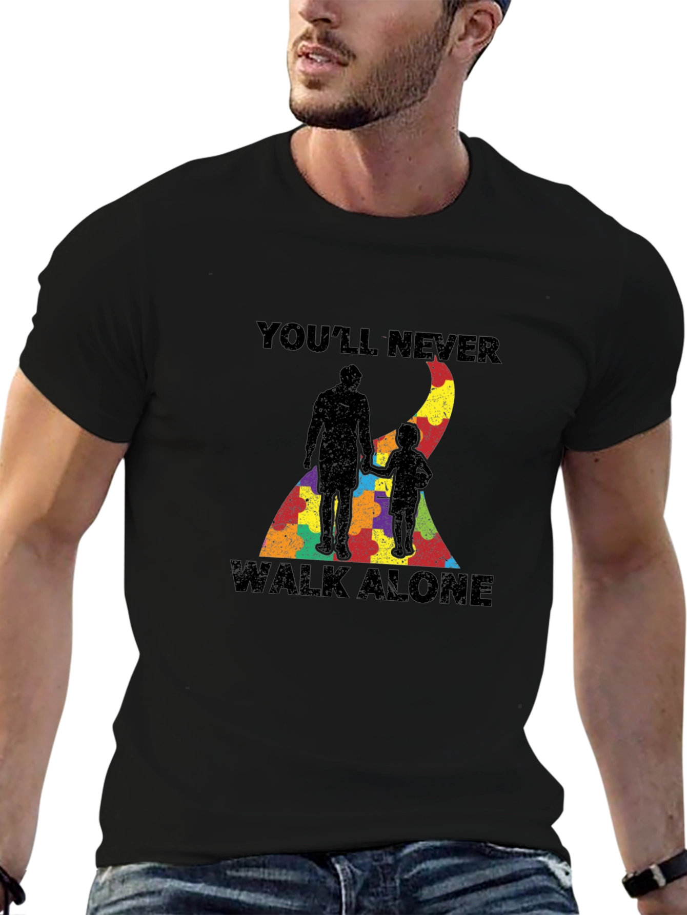 Autism Awareness Support Graphic T-Shirt