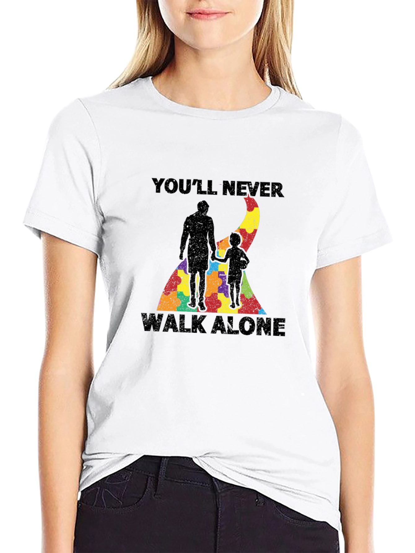 Autism Awareness Support Graphic T-Shirt