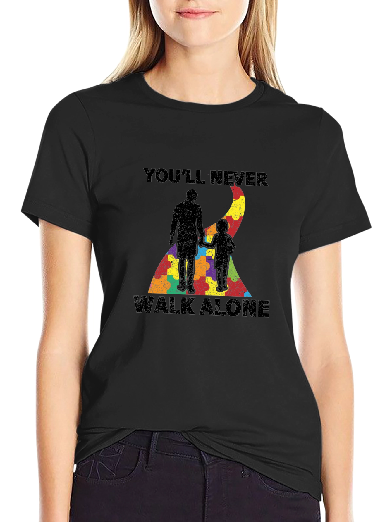 Autism Awareness Support Graphic T-Shirt