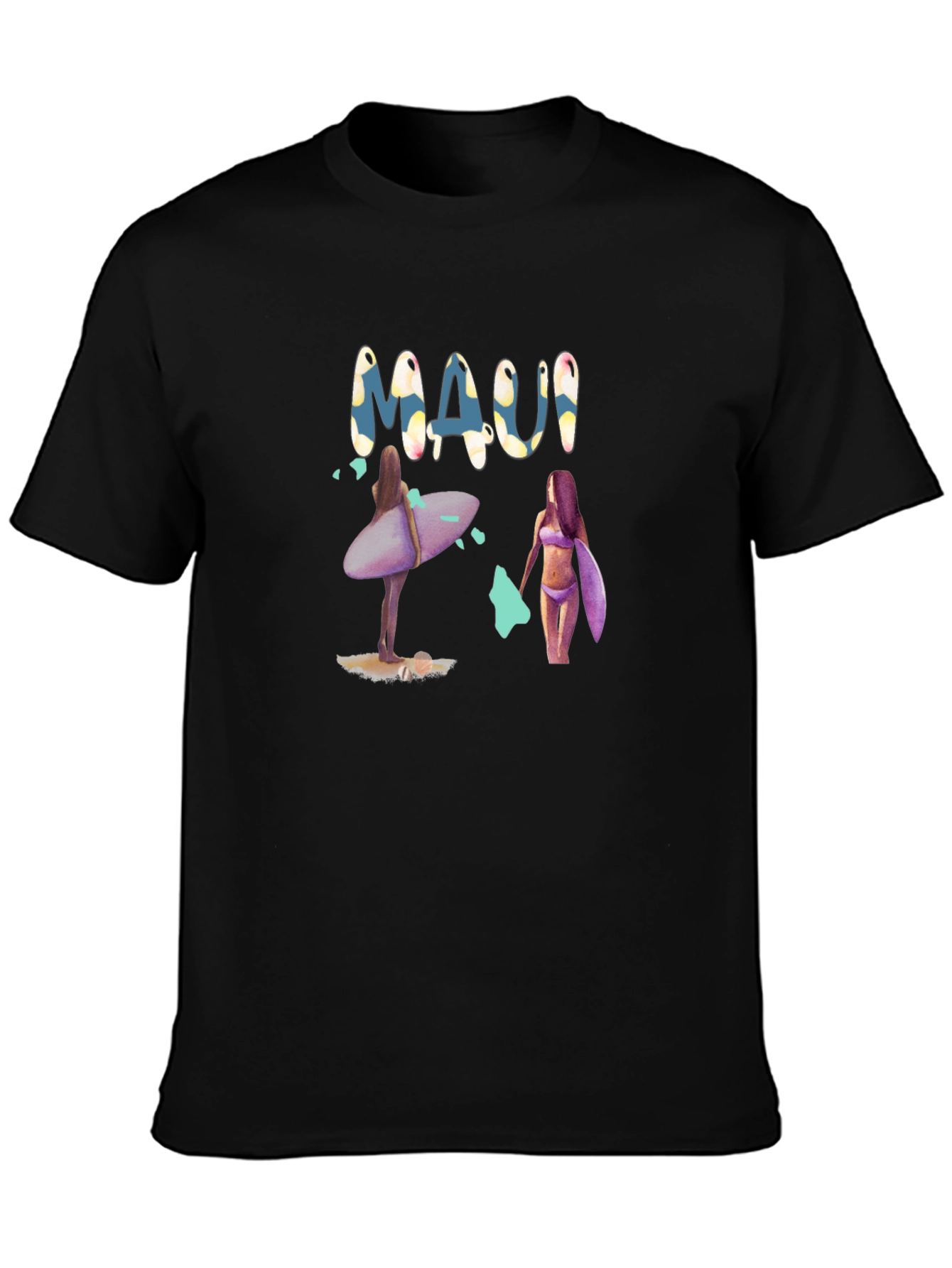 Maui Surf Graphic Tee - Vacation Vibes T-Shirt