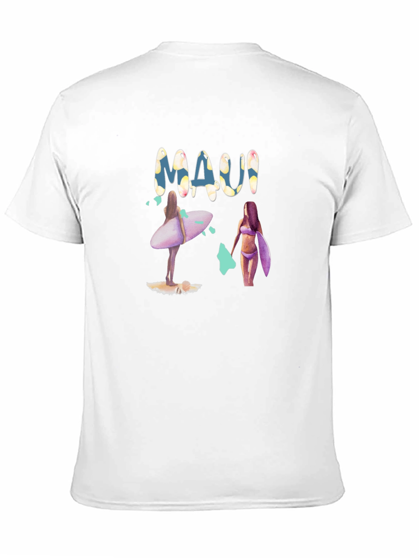 Maui Surf Graphic Tee - Vacation Vibes T-Shirt