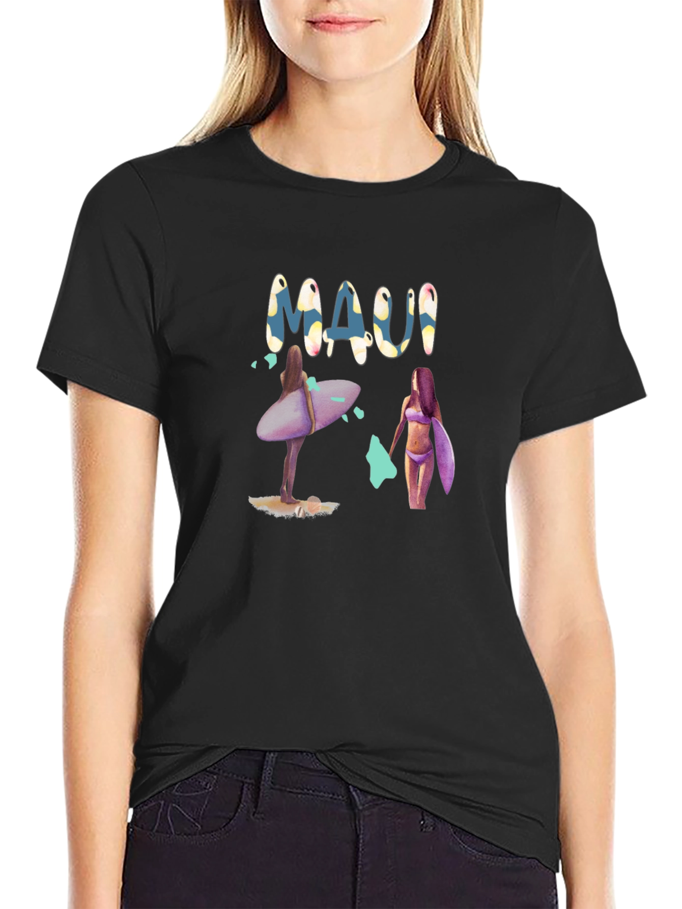 Maui Surf Graphic Tee - Vacation Vibes T-Shirt
