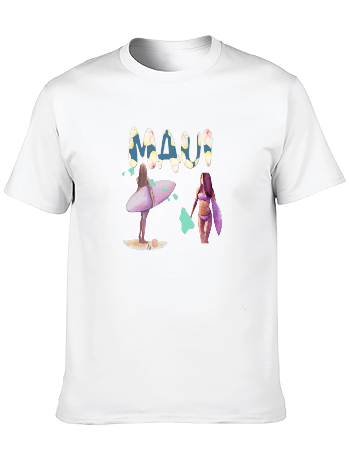 Maui Surf Graphic Tee - Vacation Vibes T-Shirt