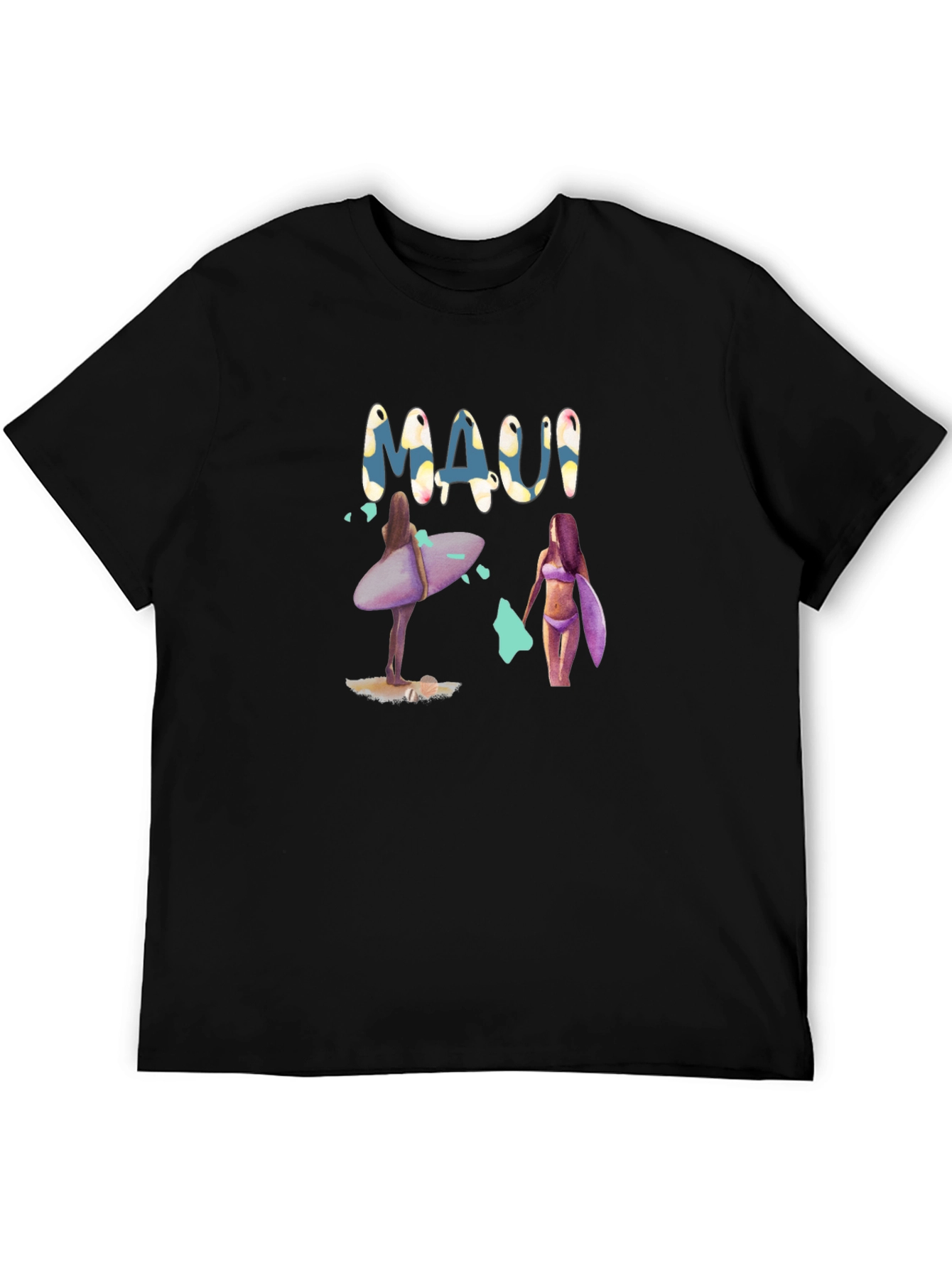 Maui Surf Graphic Tee - Vacation Vibes T-Shirt