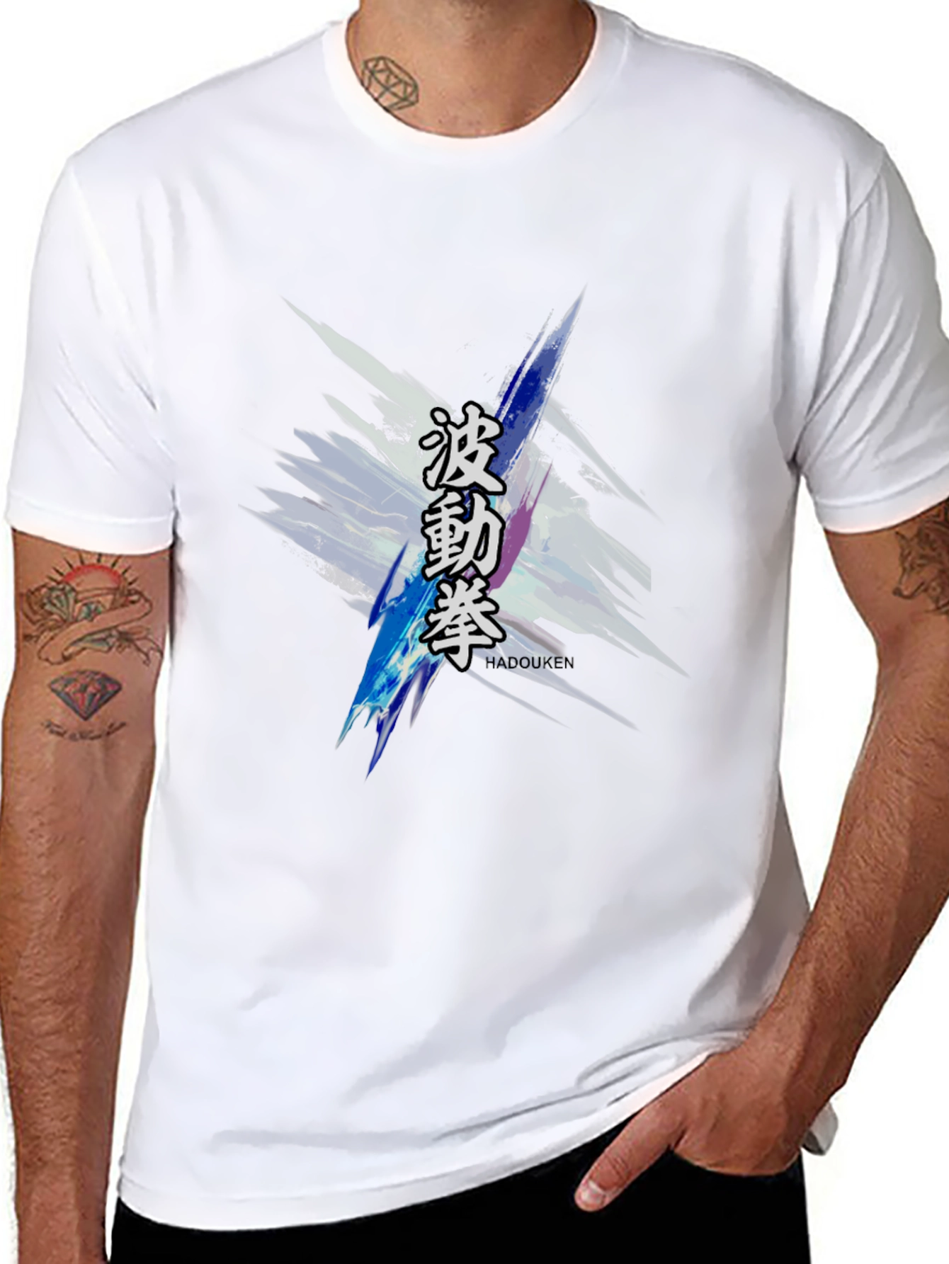 Hadouken T-Shirt Japanese Anime Graphic Tee