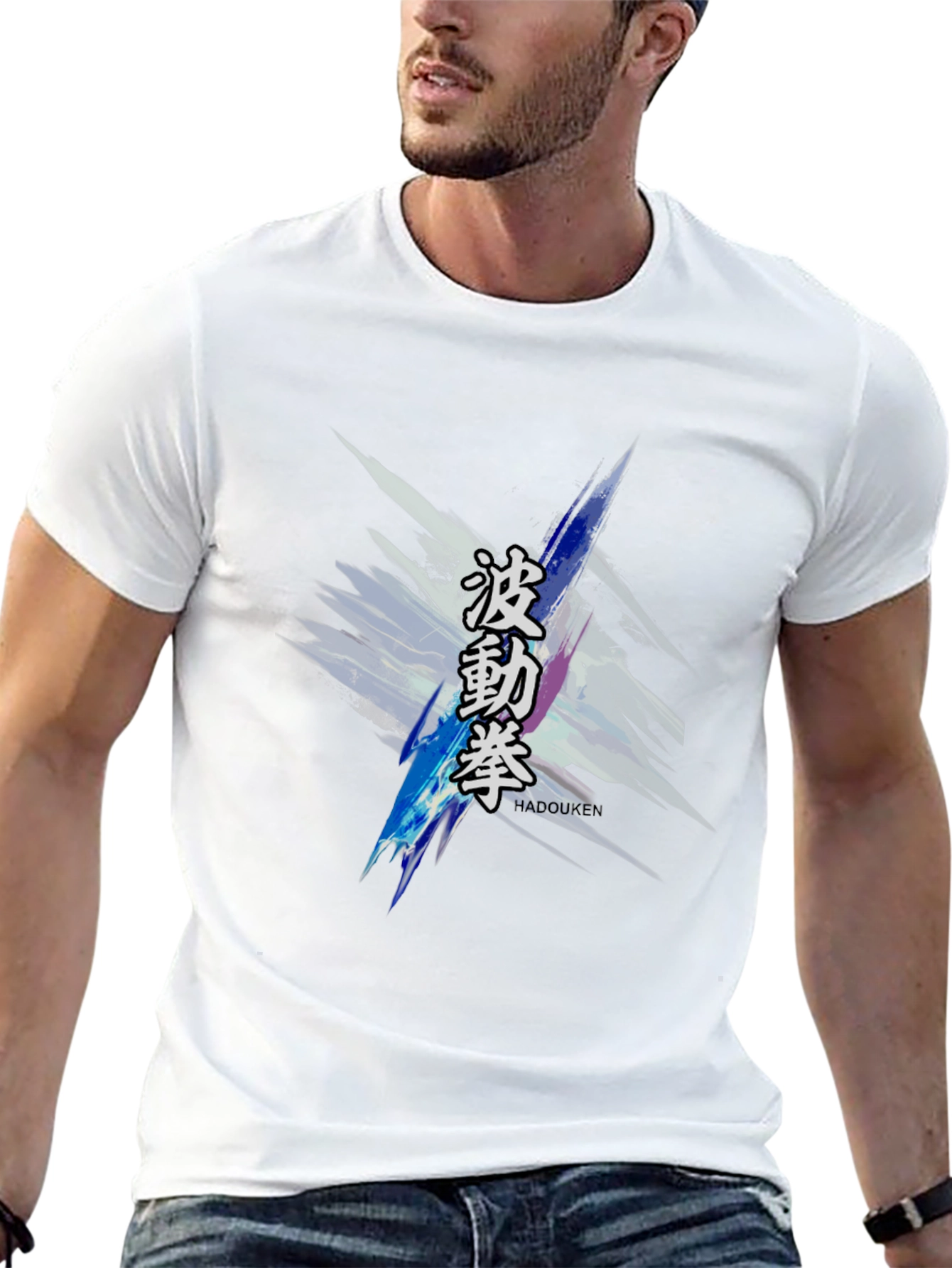 Hadouken T-Shirt Japanese Anime Graphic Tee