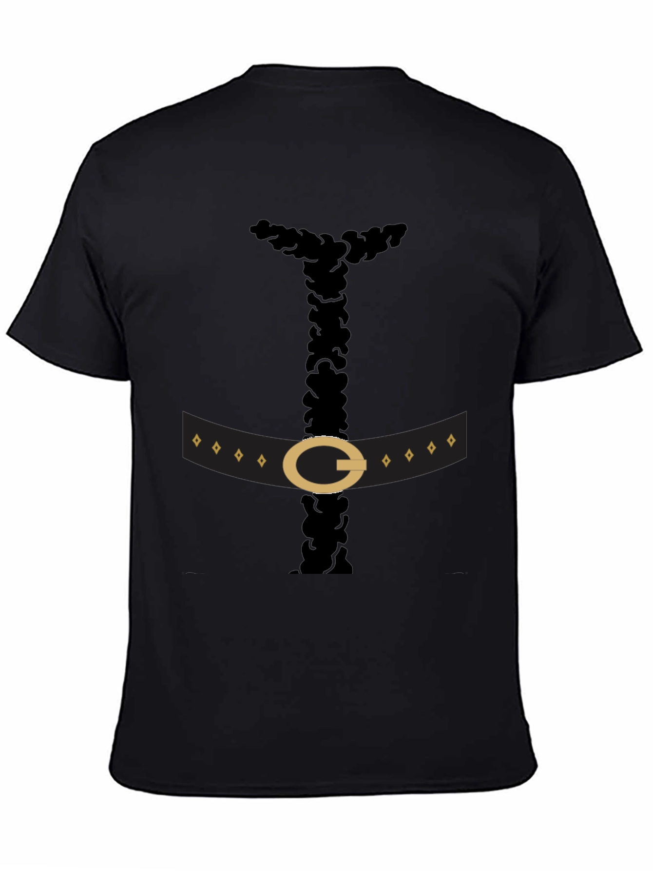 Funny Pilgrim Costume Black T-Shirt