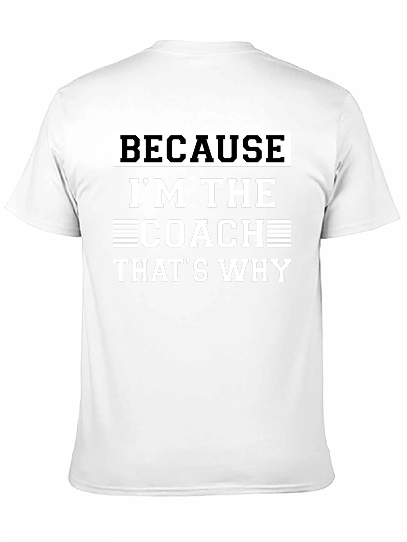 Coach T-Shirt - Because Im The Coach Thats Why