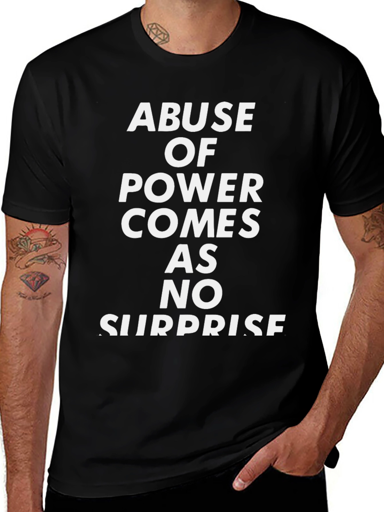 Abuse of Power Statement Graphic Tee