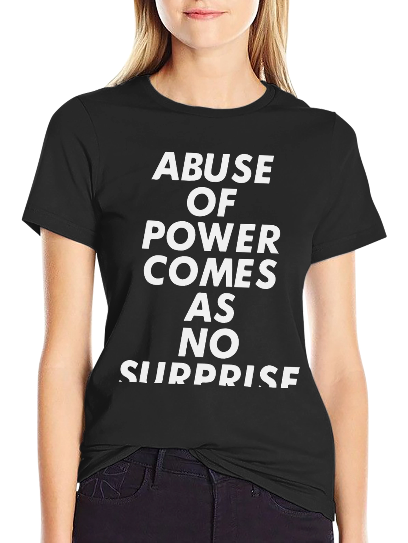 Abuse of Power Statement Graphic Tee