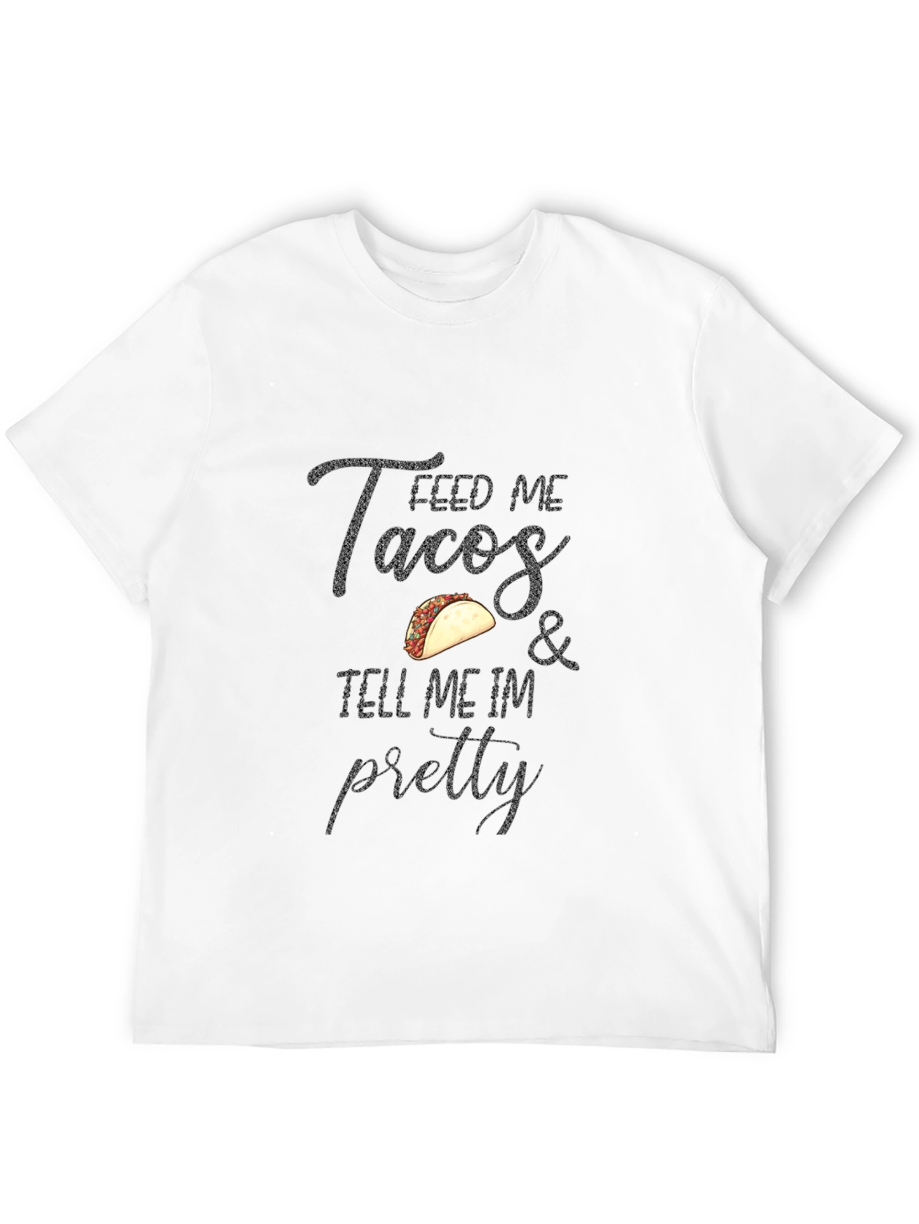 Feed Me Tacos Graphic Tee - Black T-Shirt