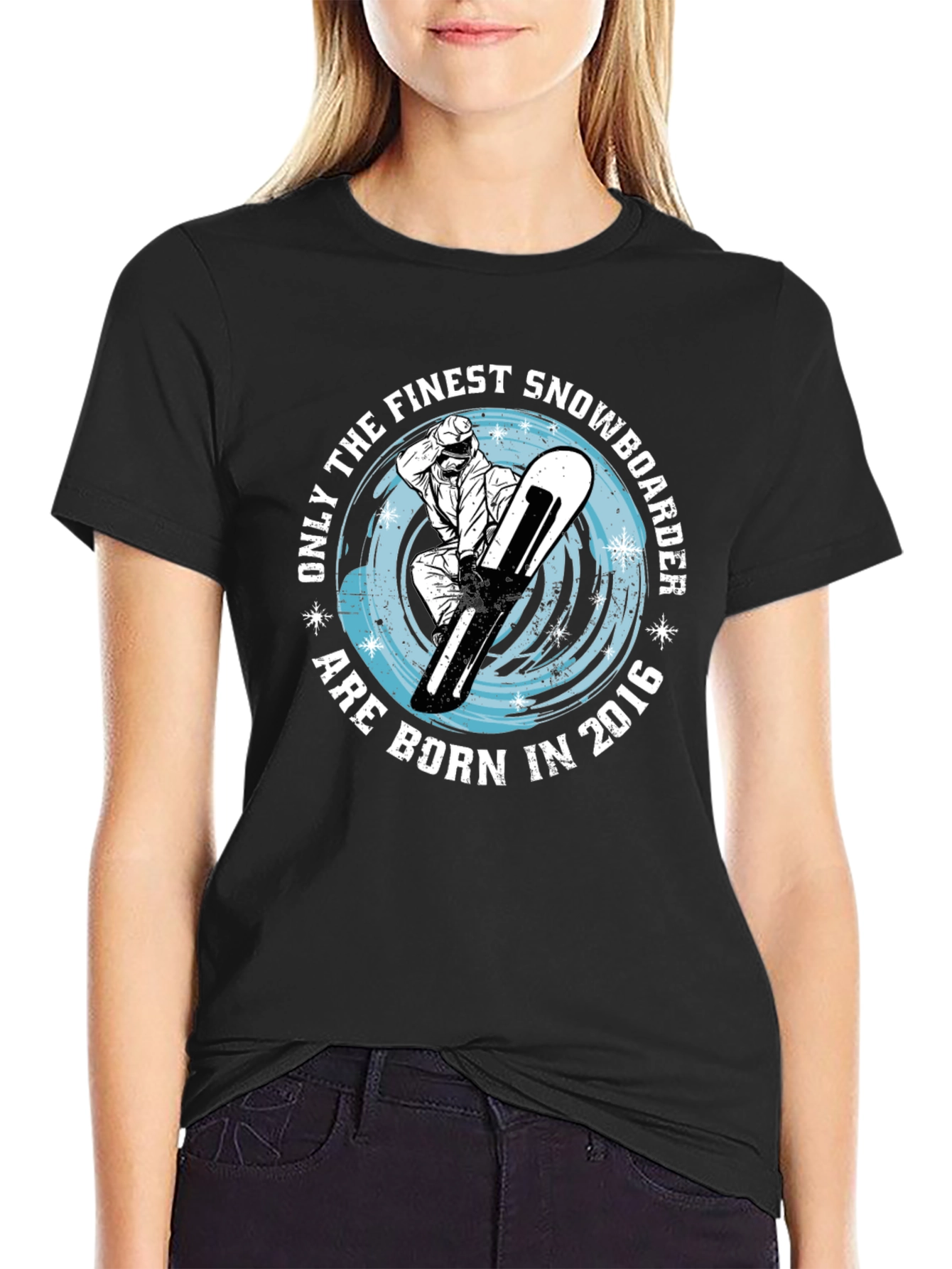 Finest Snowboarder Born in 2016 T-Shirt