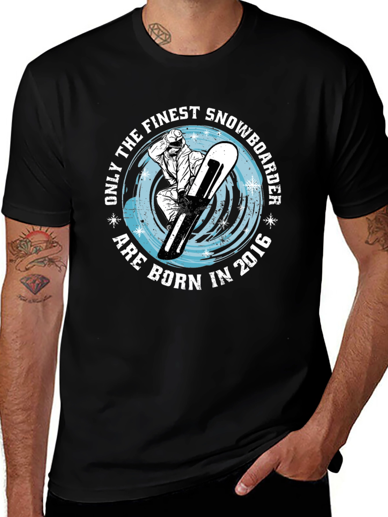 Finest Snowboarder Born in 2016 T-Shirt