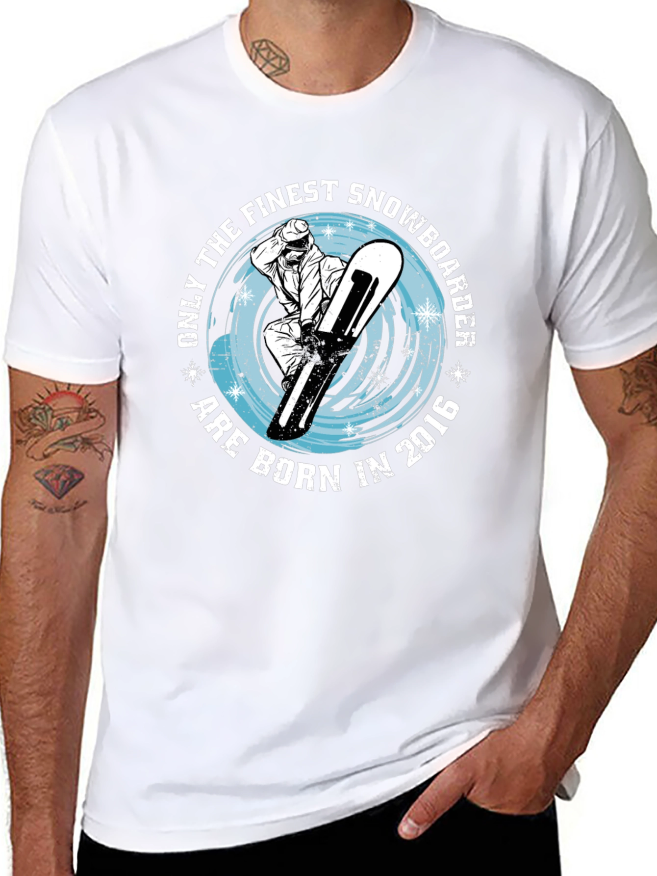 Finest Snowboarder Born in 2016 T-Shirt