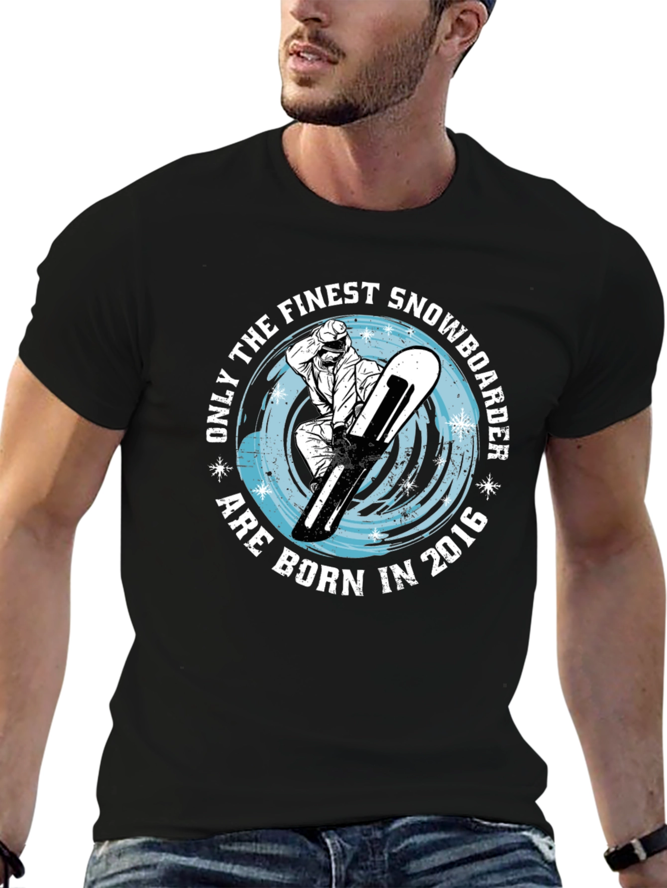 Finest Snowboarder Born in 2016 T-Shirt