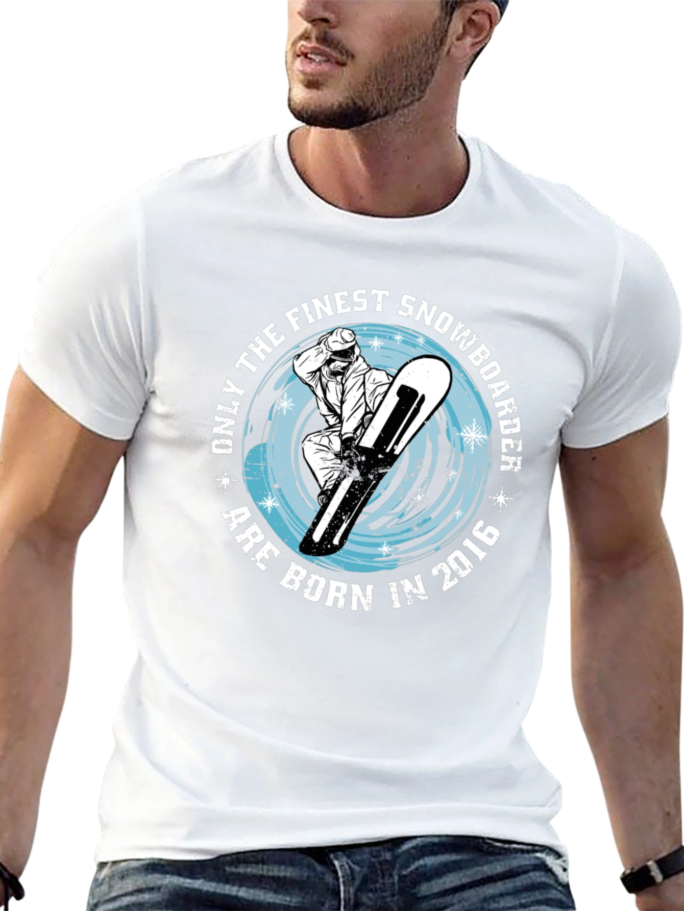 Finest Snowboarder Born in 2016 T-Shirt