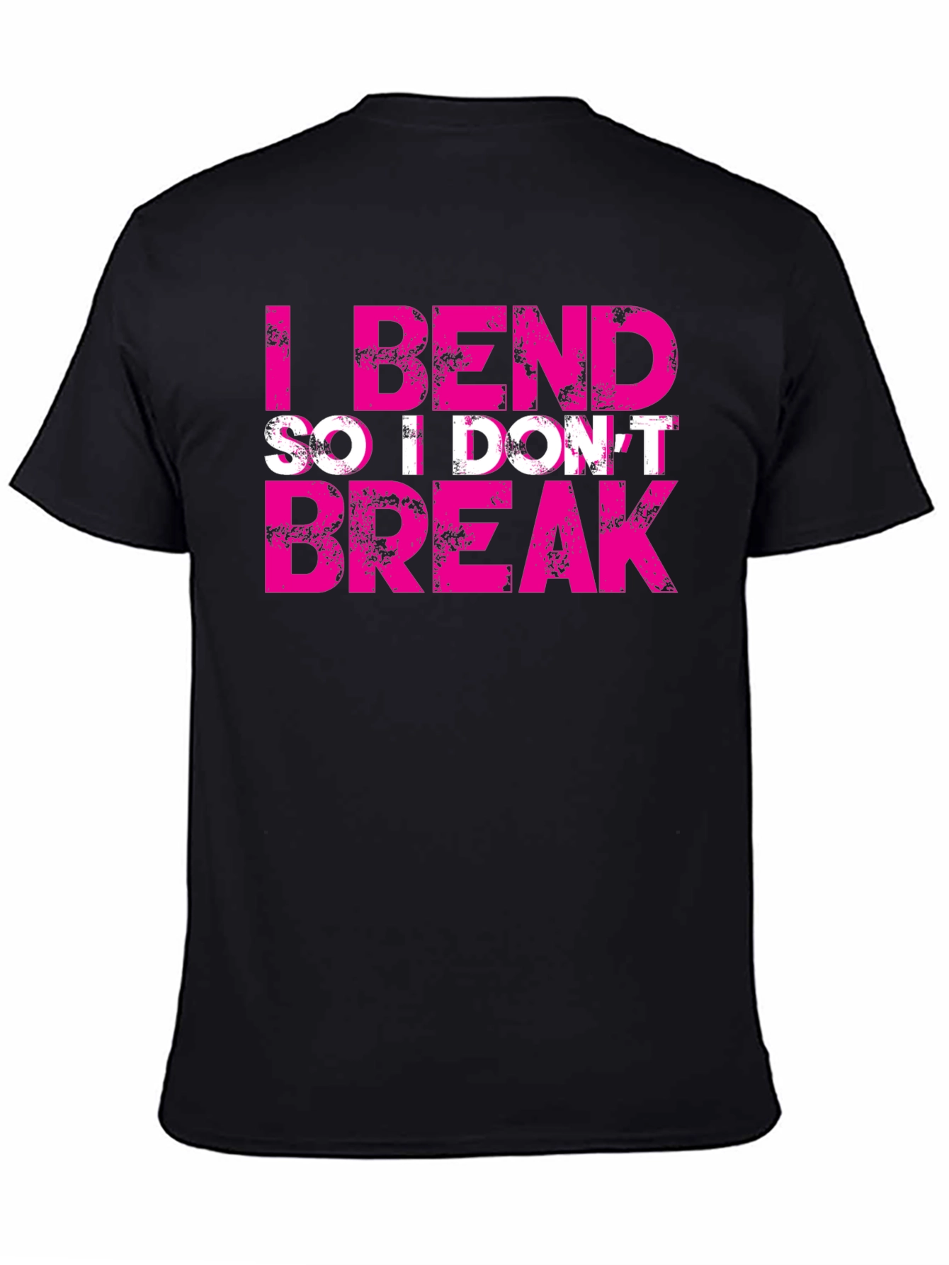 I Bend So I Dont Break Black Tee