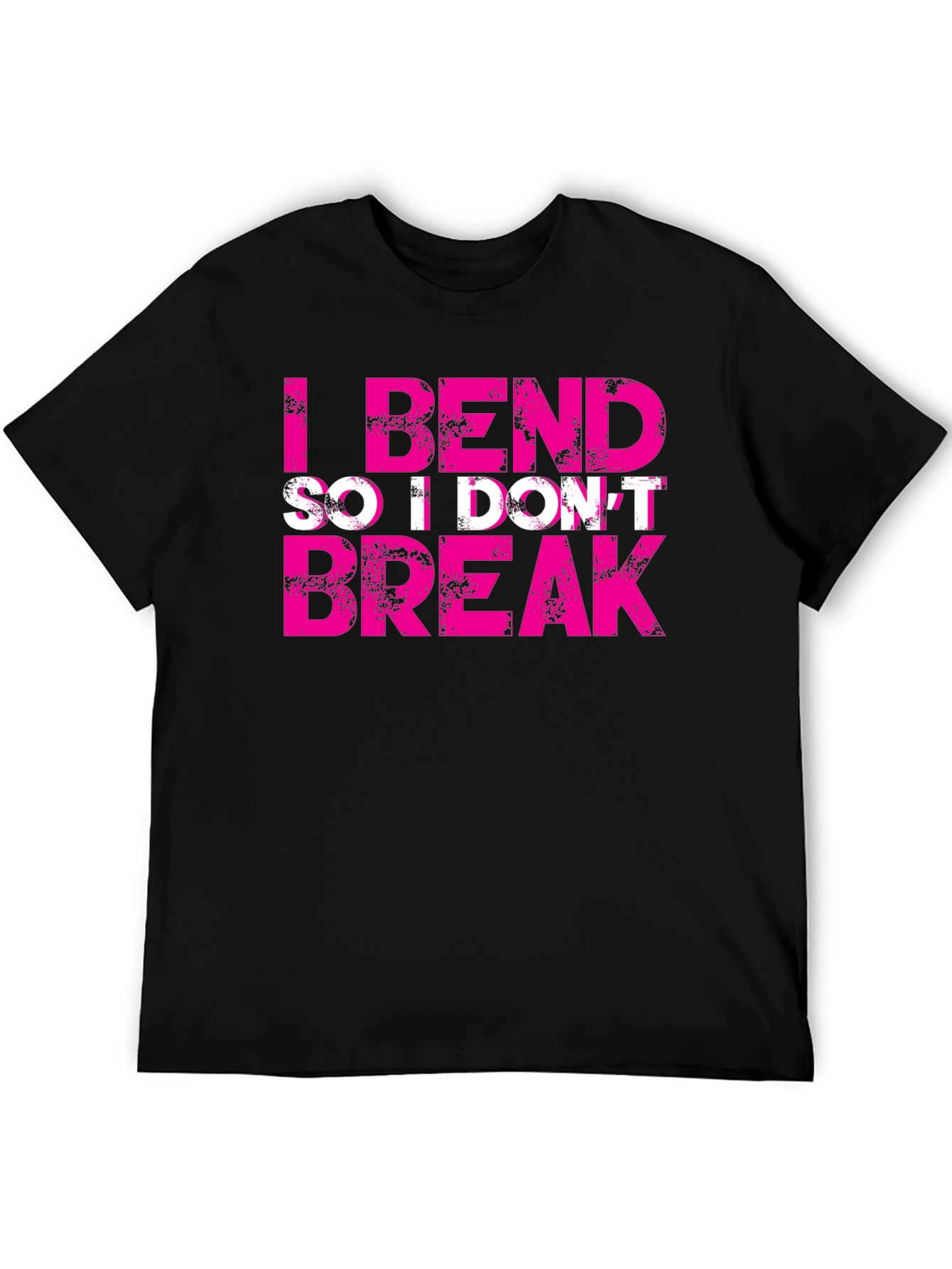 I Bend So I Dont Break Black Tee