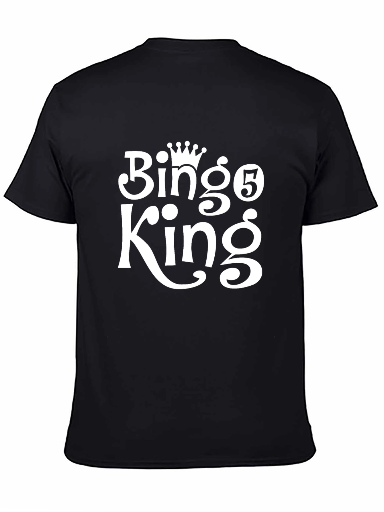 Bingo King Graphic T-Shirt - Fun Casual Wear