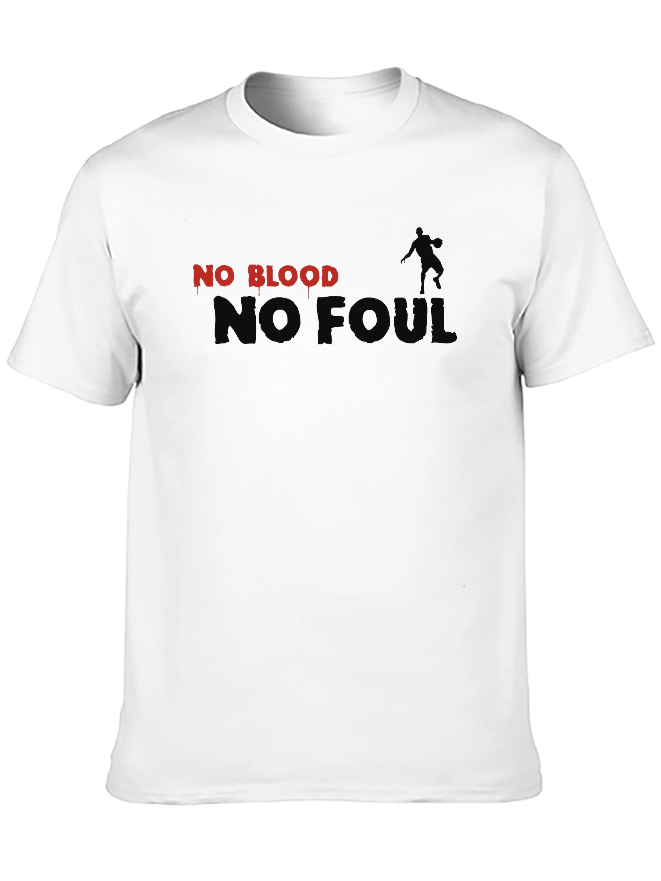 No Blood No Foul Graphic Tee - Black