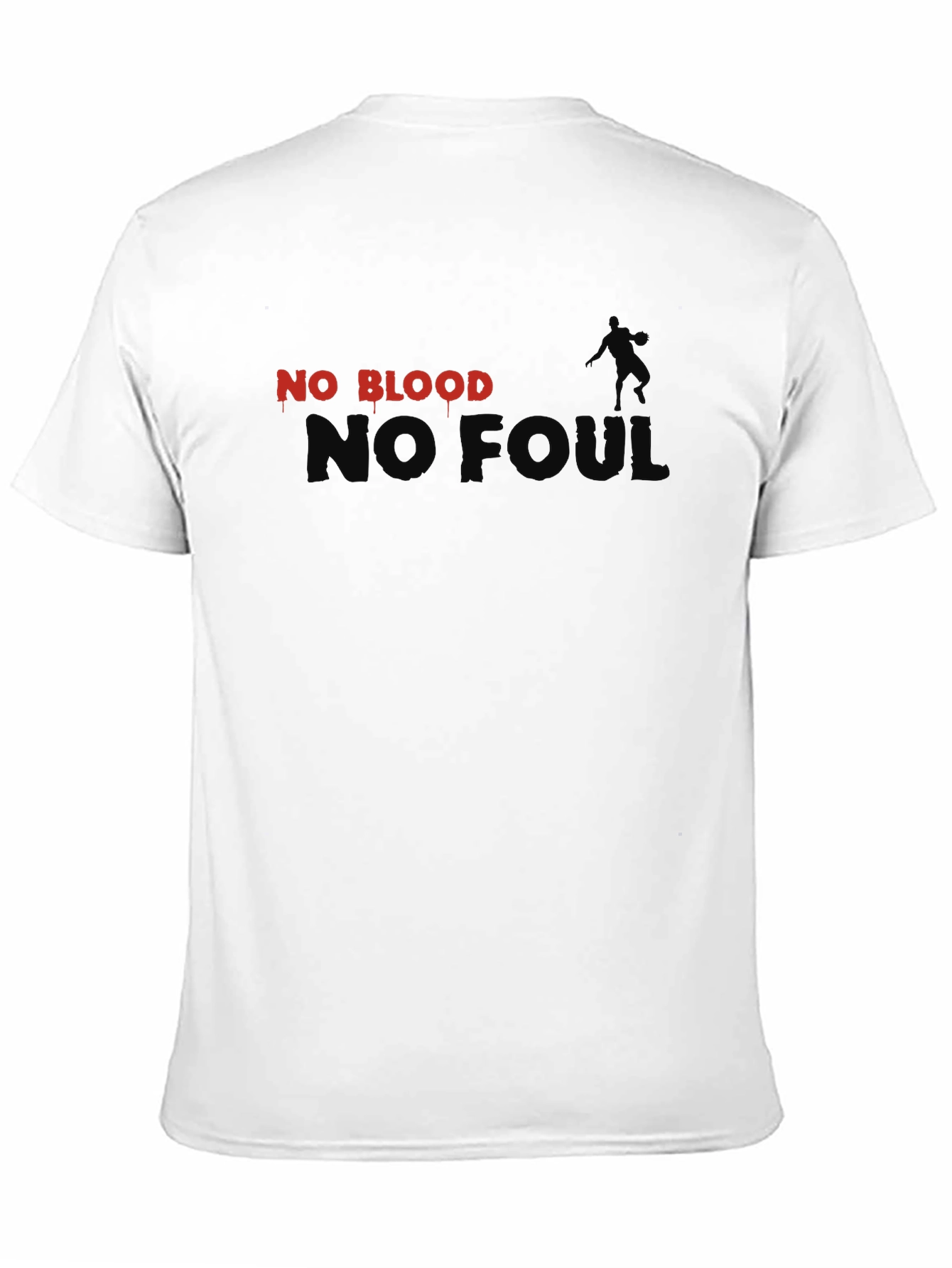 No Blood No Foul Graphic Tee - Black