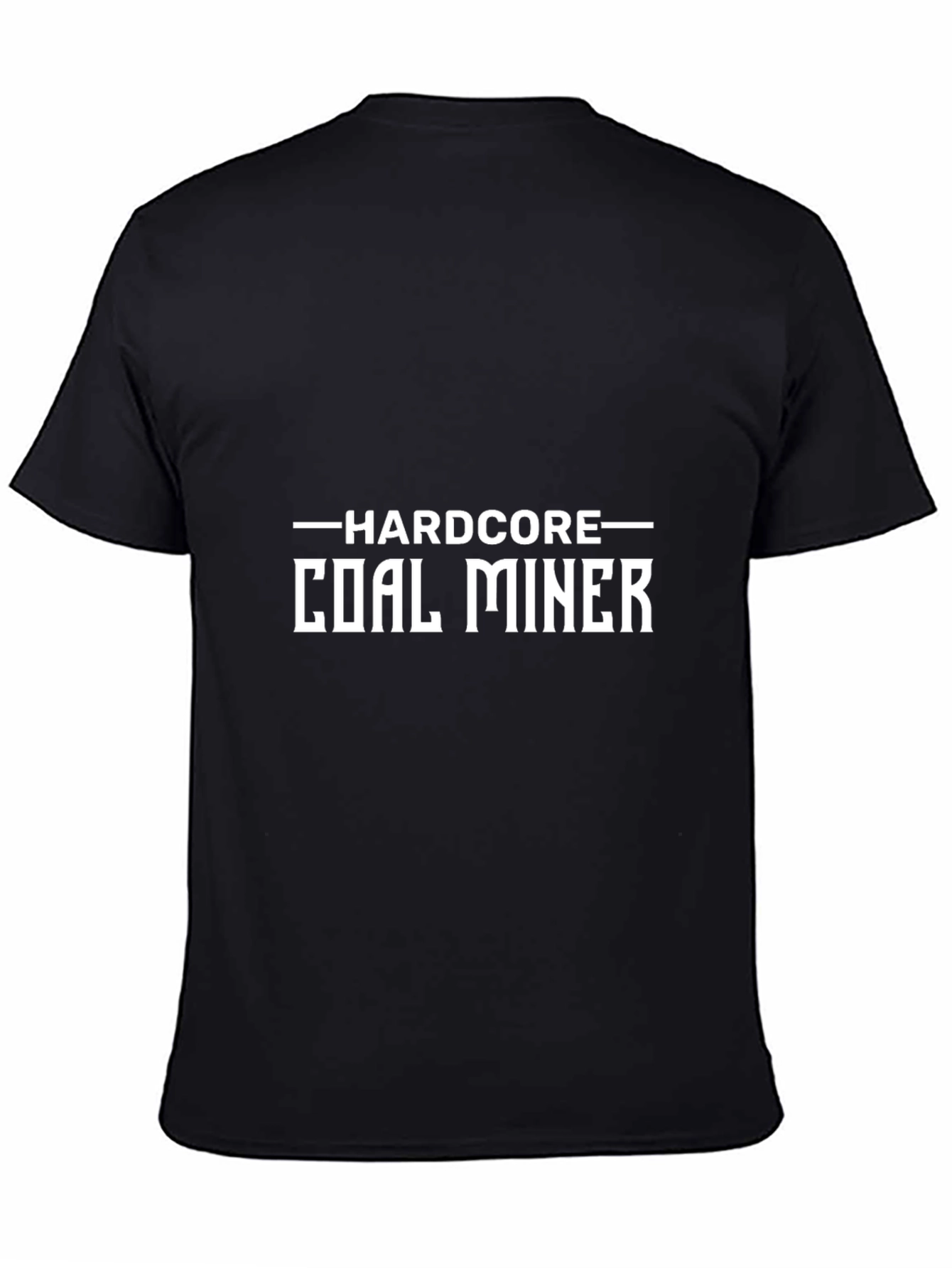 Hardcore Coal Miner Graphic T-Shirt