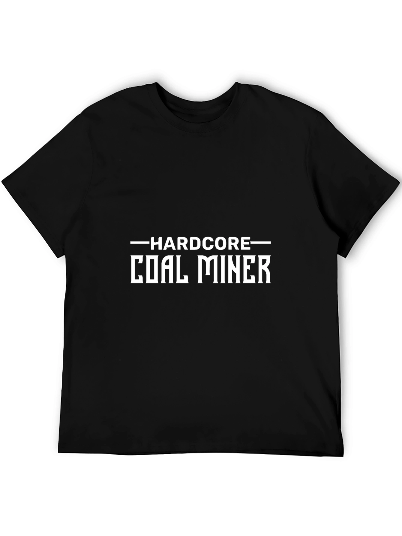 Hardcore Coal Miner Graphic T-Shirt