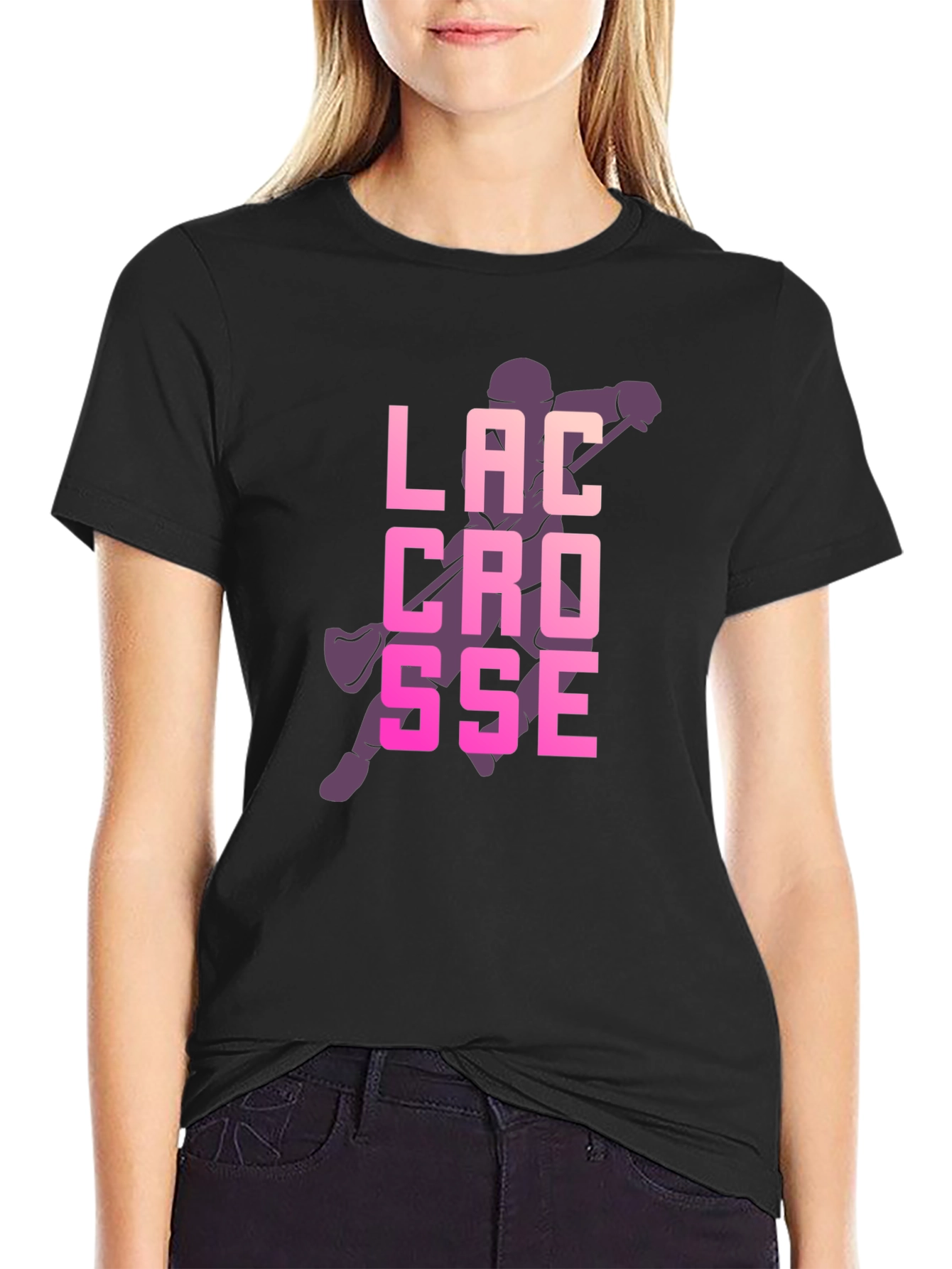 Lacrosse Graphic Tee - Sporty Casual Style