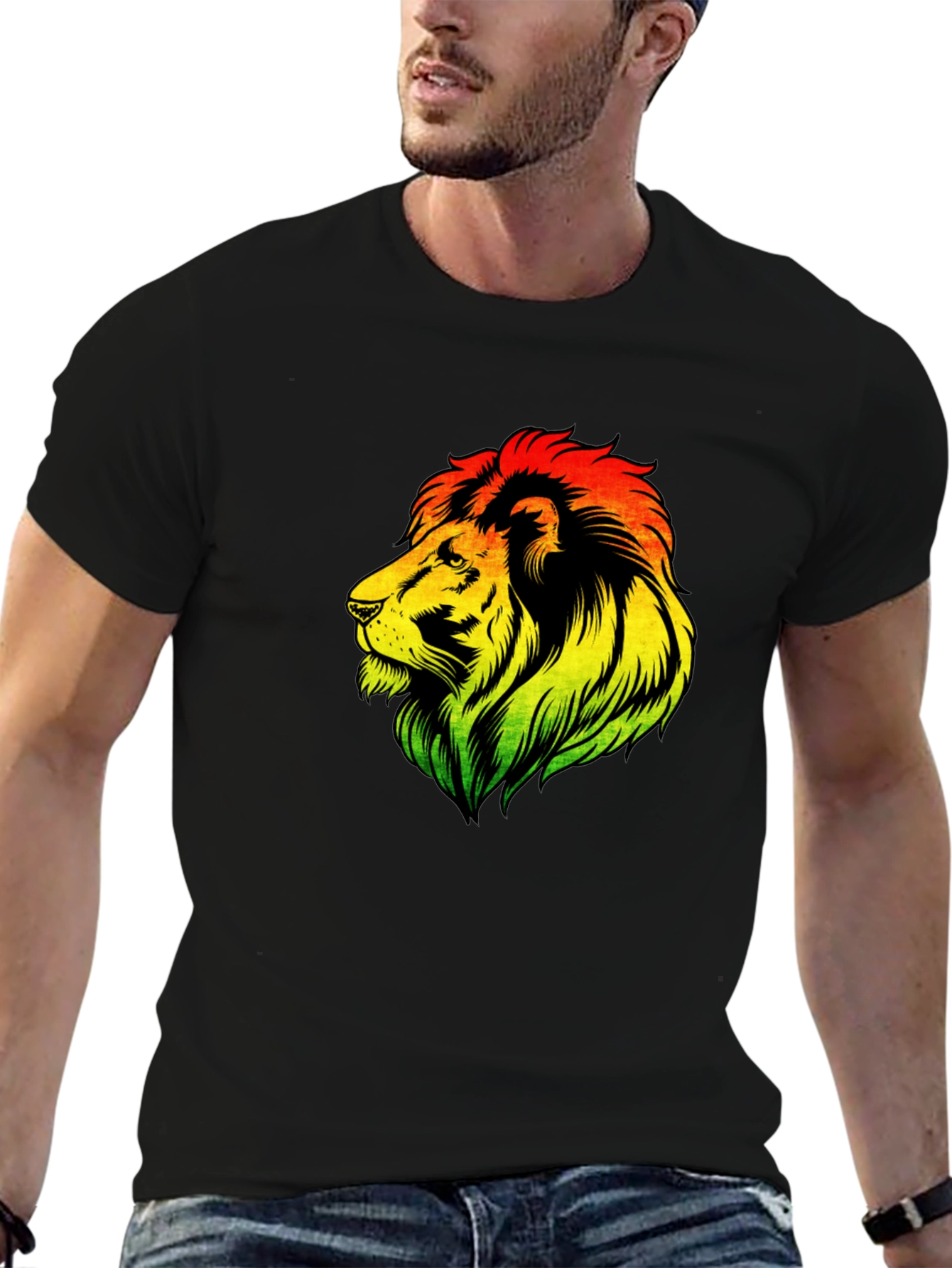 Rasta Lion T-Shirt - Reggae Vibes