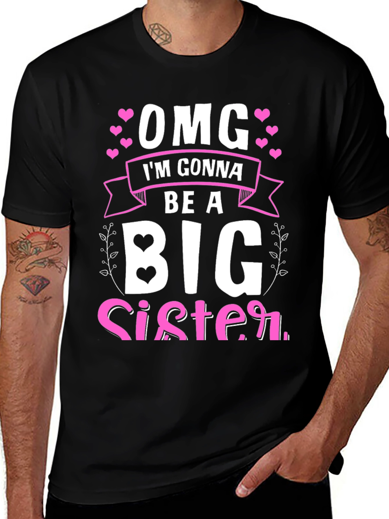 OMG Im Gonna Be A Big Sister T-Shirt